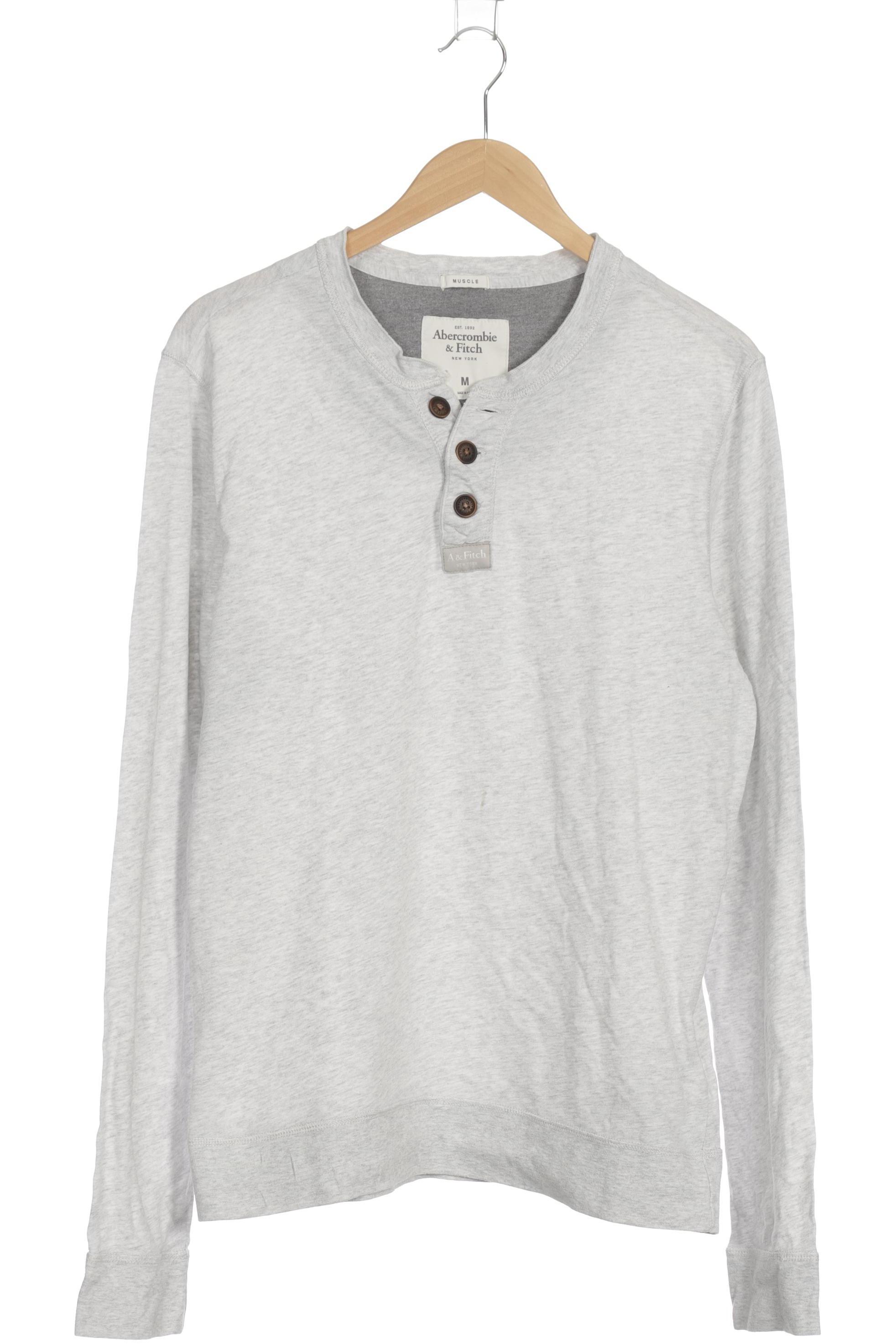 

Abercrombie & Fitch Herren Langarmshirt, grau, Gr.