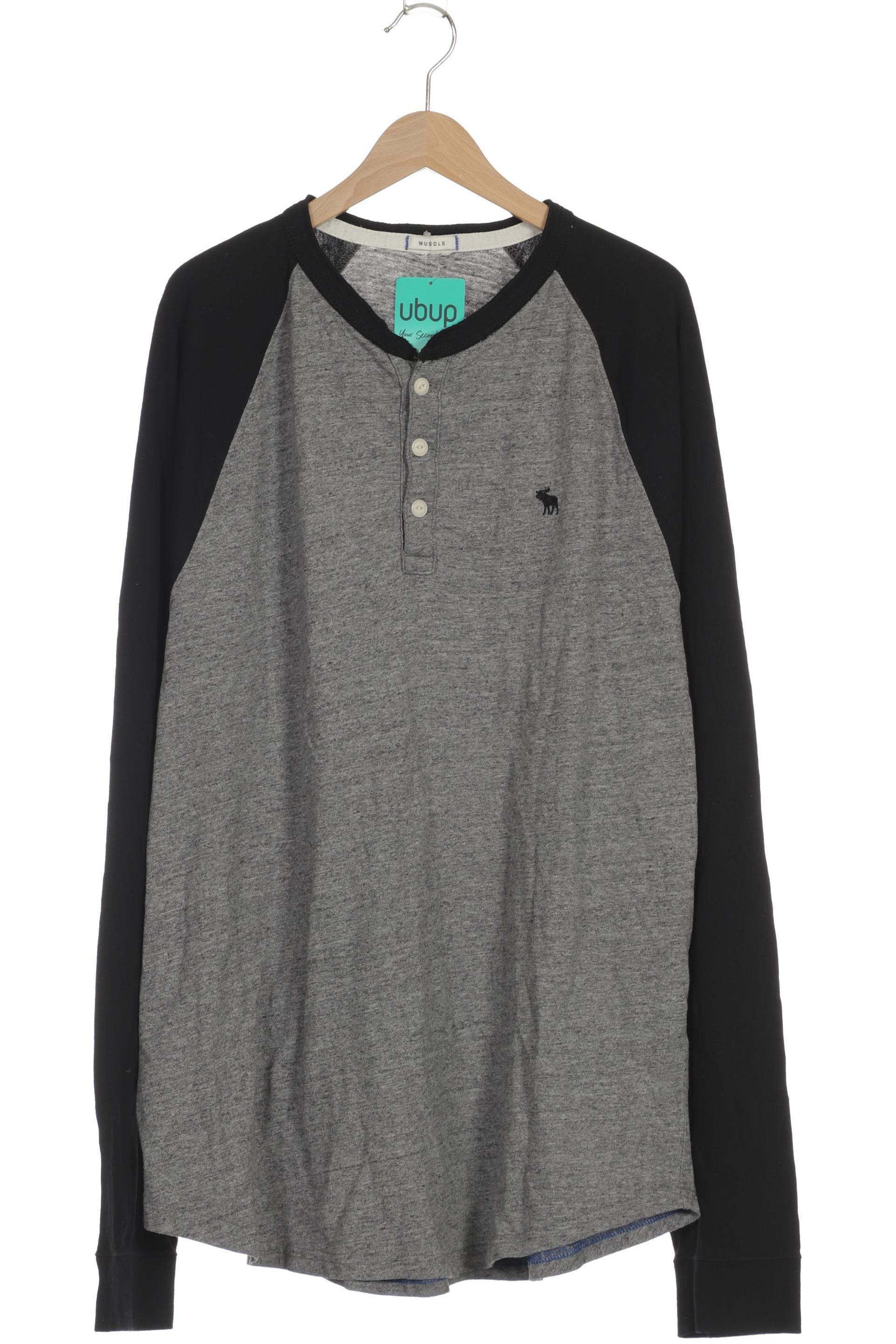 

Abercrombie & Fitch Herren Langarmshirt, grau, Gr.
