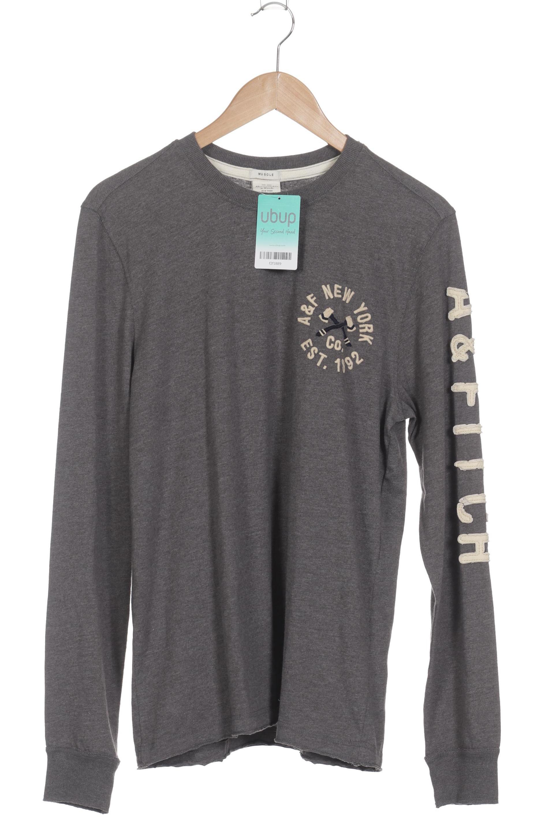 

Abercrombie & Fitch Herren Langarmshirt, grau, Gr.