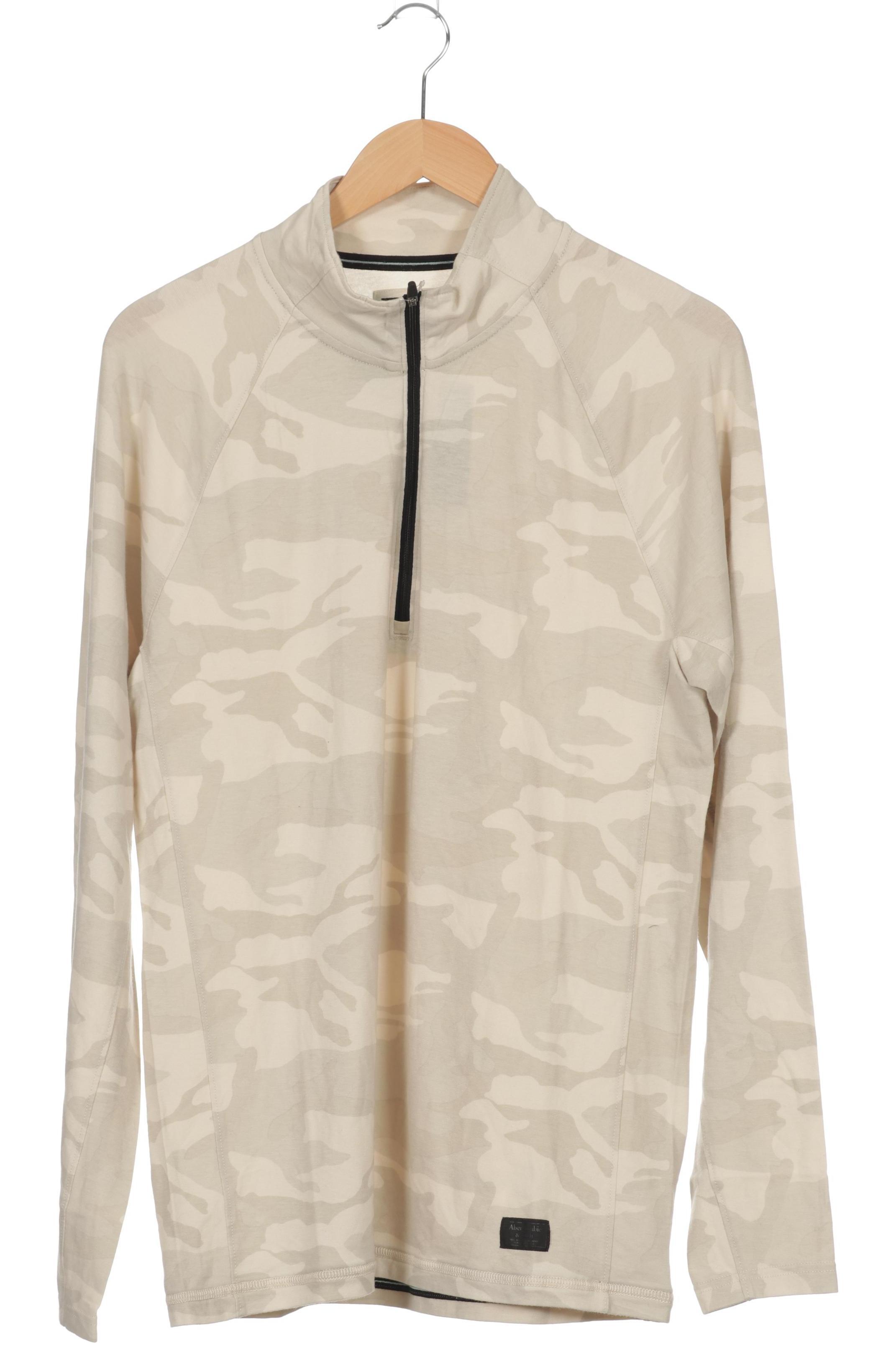 

Abercrombie & Fitch Herren Langarmshirt, beige, Gr.