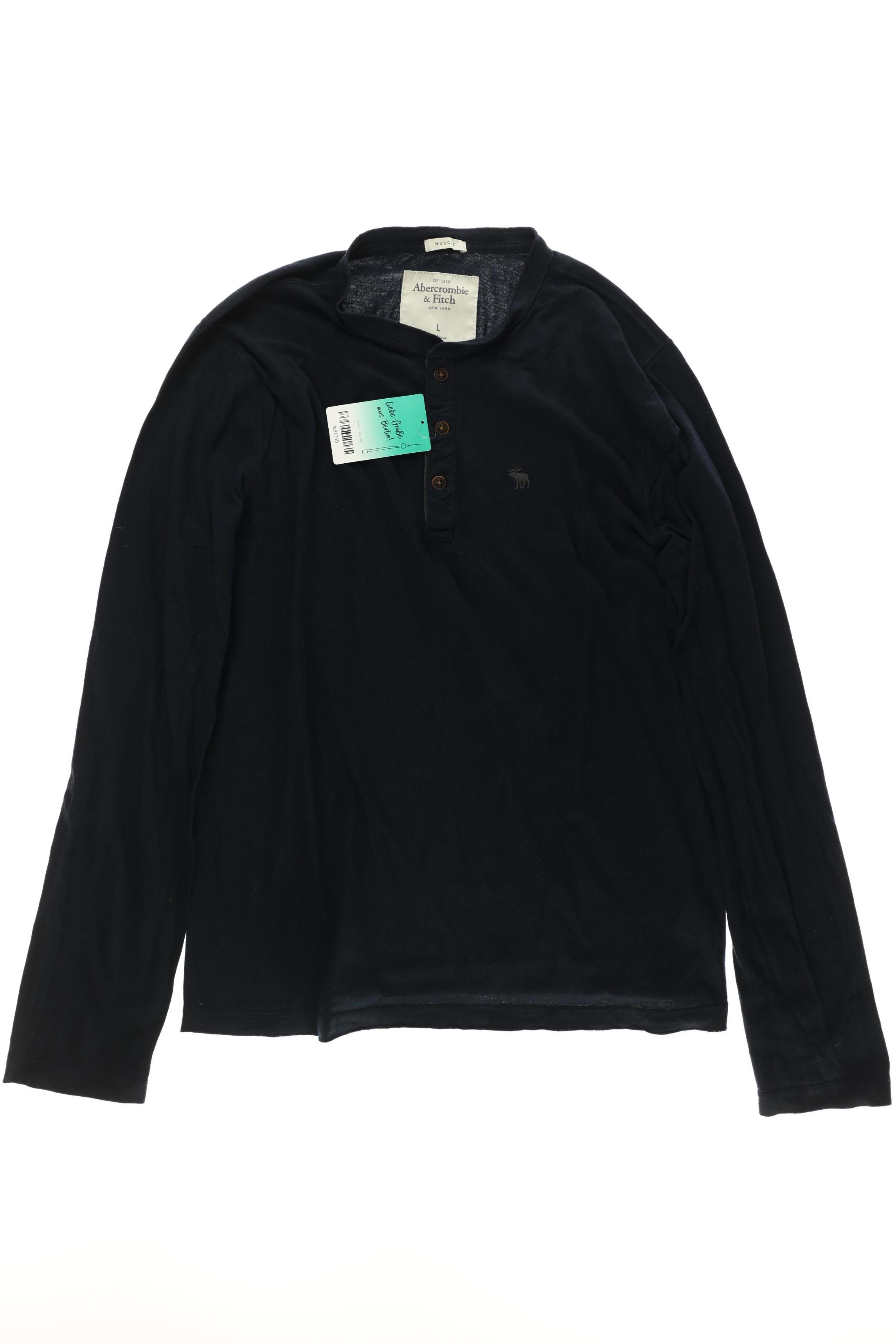 

Abercrombie & Fitch Herren Langarmshirt, blau, Gr.