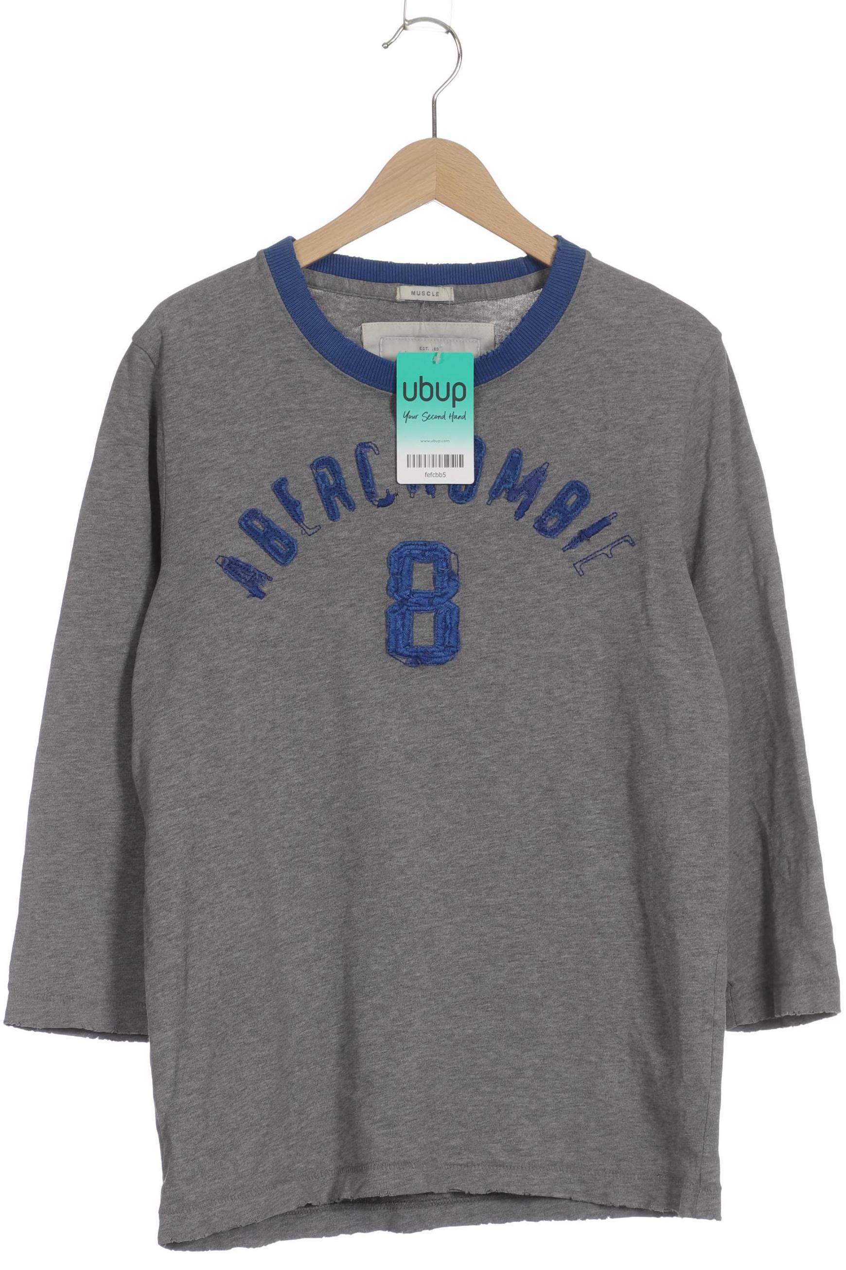 

Abercrombie & Fitch Herren Langarmshirt, grau, Gr.