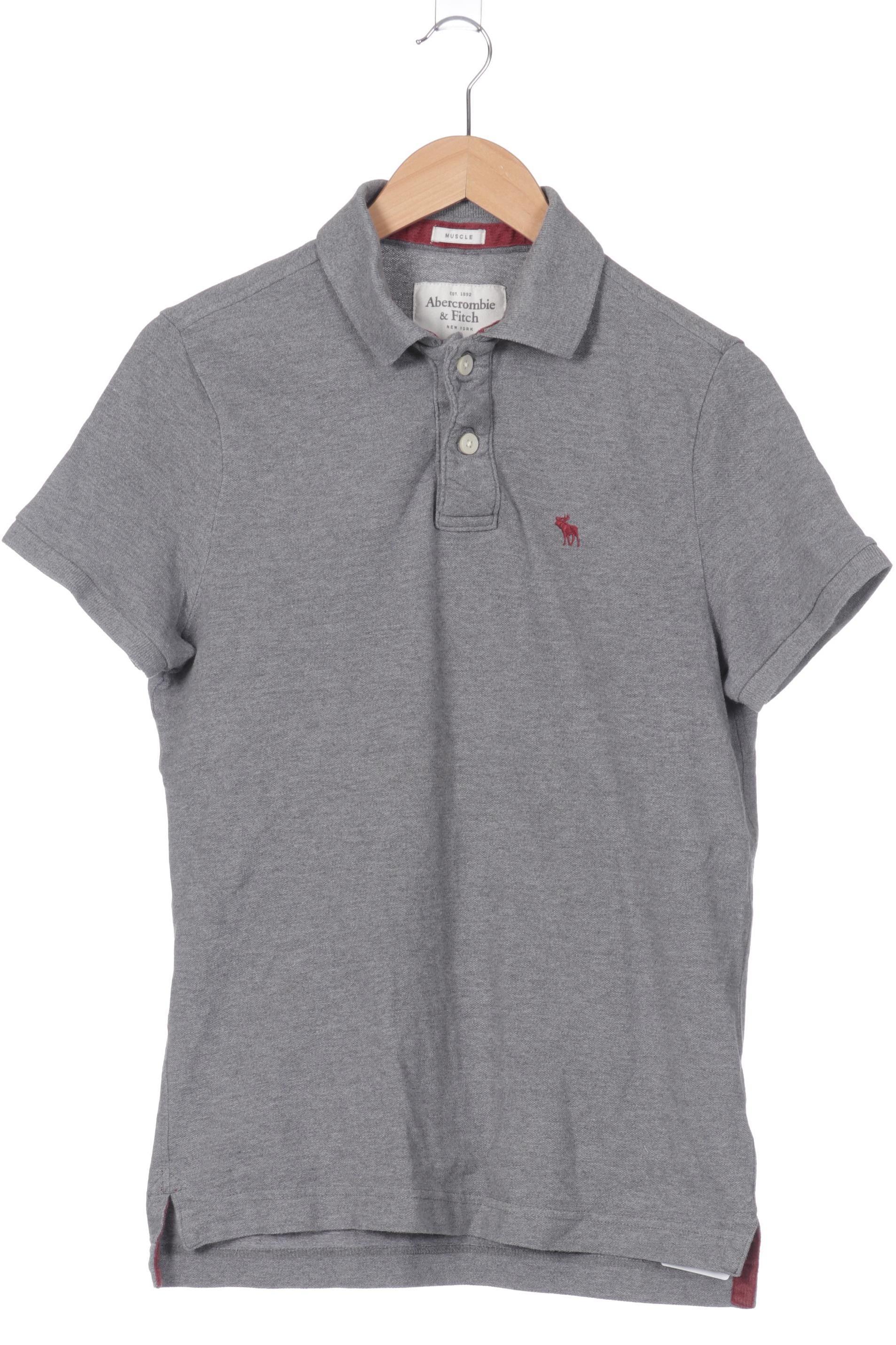 

Abercrombie & Fitch Herren Poloshirt, grau, Gr.