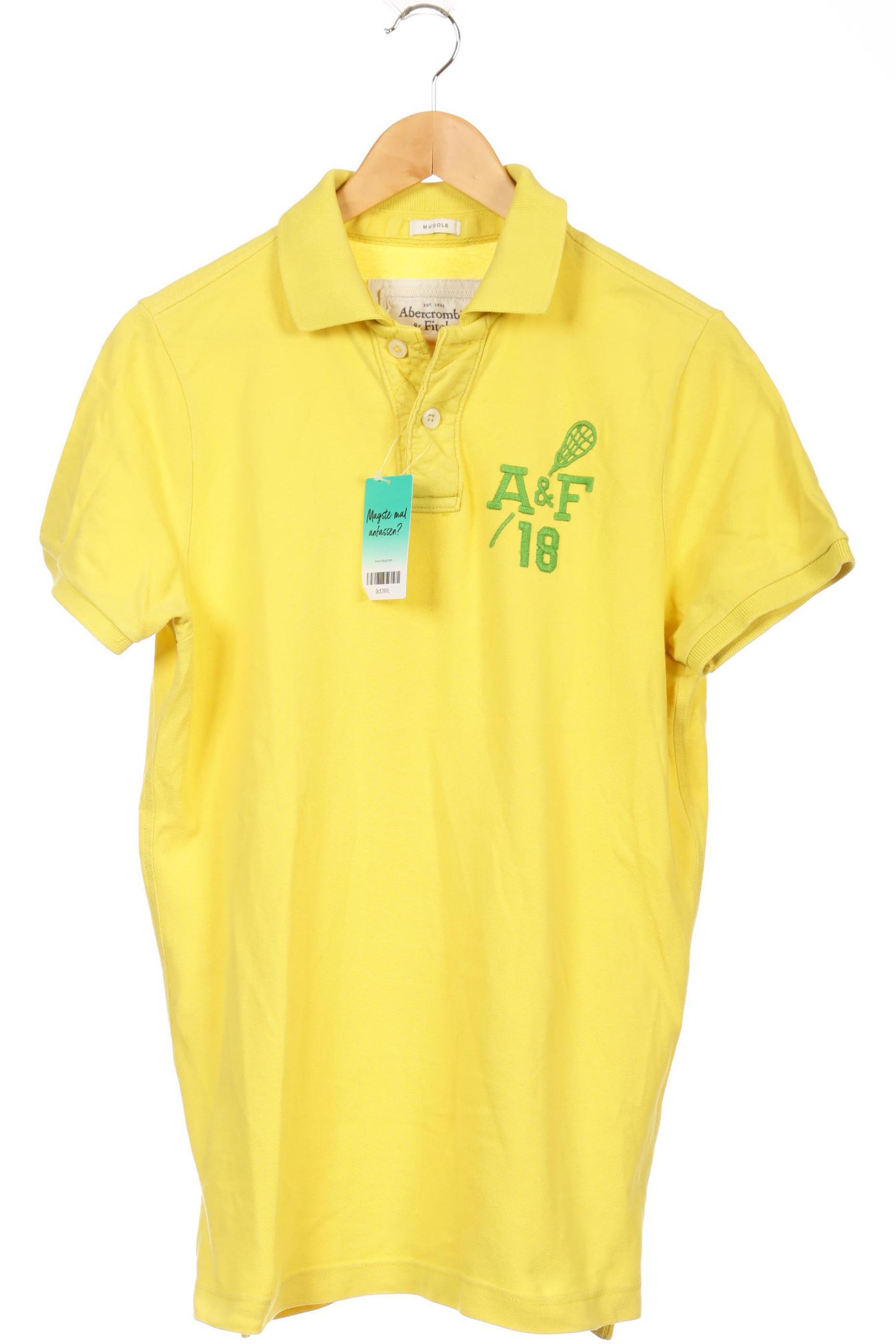 

Abercrombie & Fitch Herren Poloshirt, gelb, Gr.