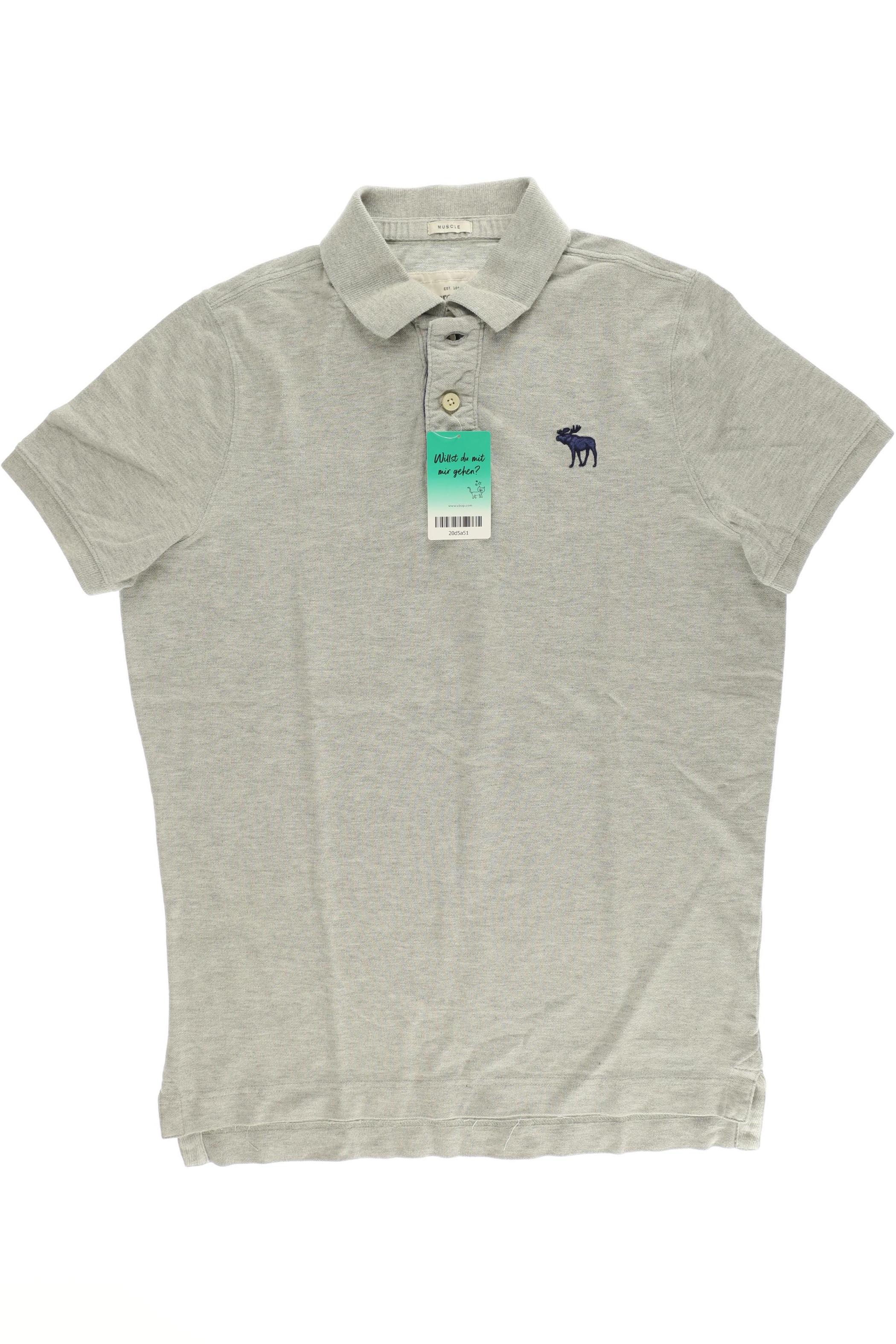 

Abercrombie & Fitch Herren Poloshirt, grau, Gr.
