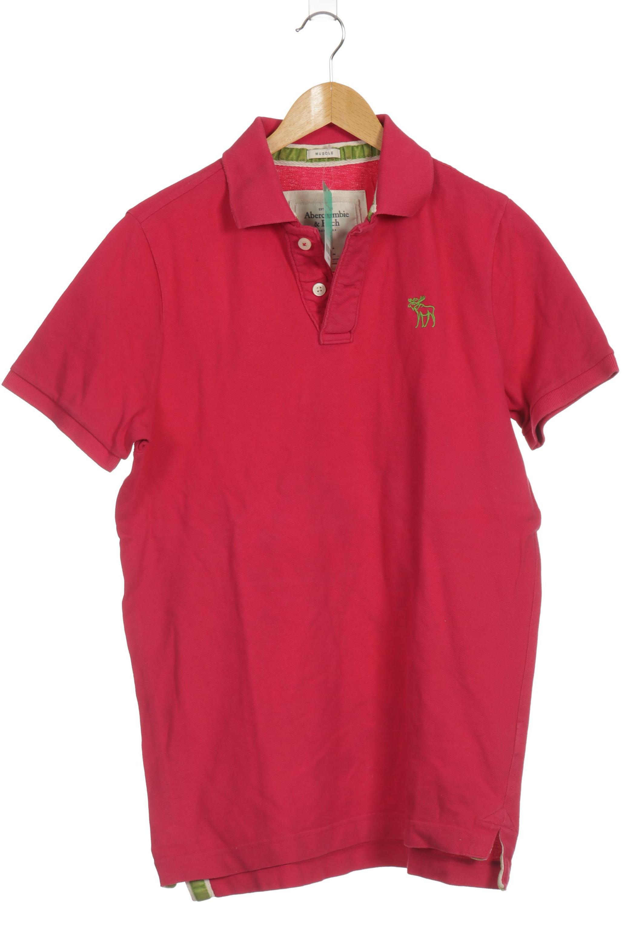 

Abercrombie & Fitch Herren Poloshirt, pink, Gr.