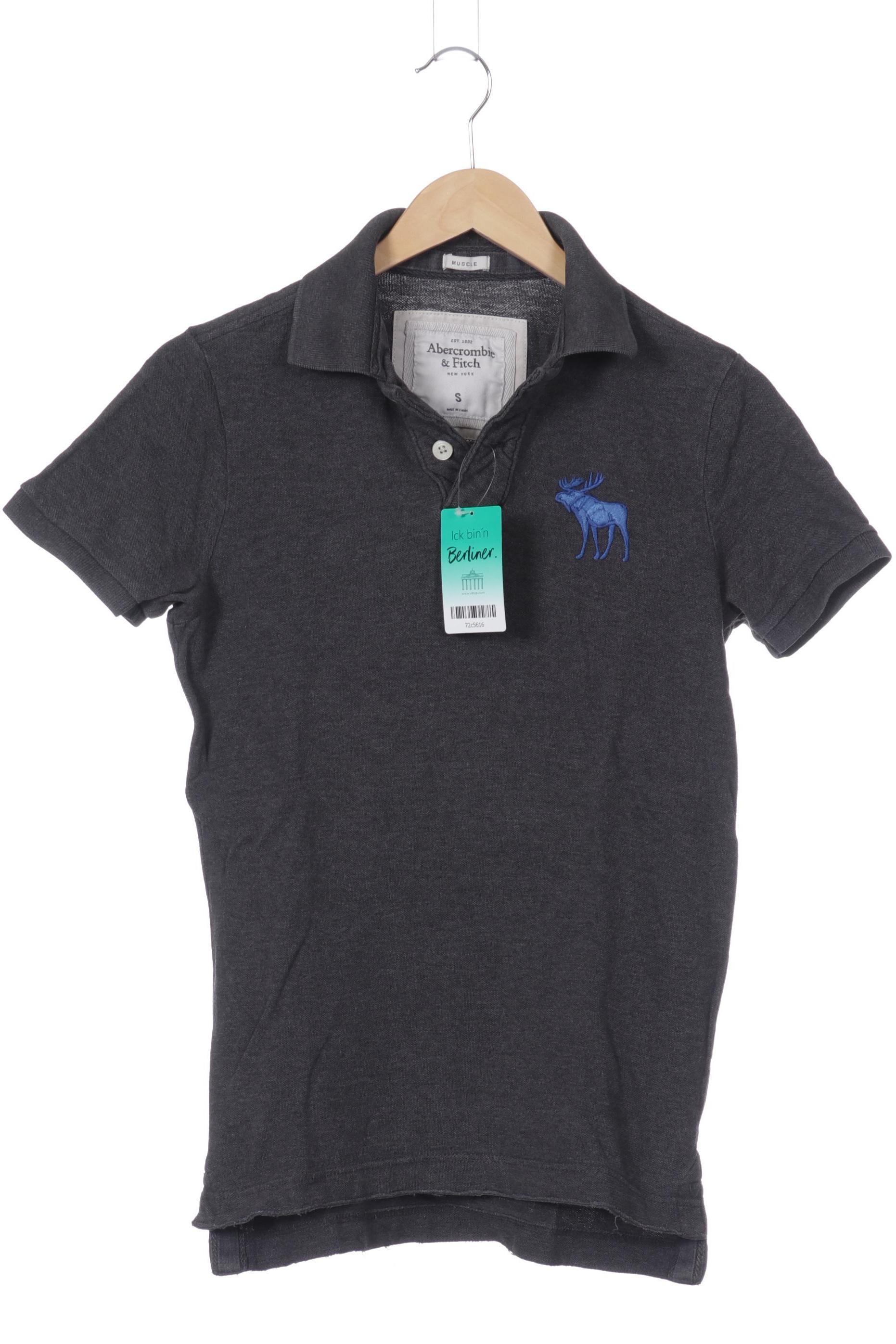 

Abercrombie & Fitch Herren Poloshirt, grau, Gr.