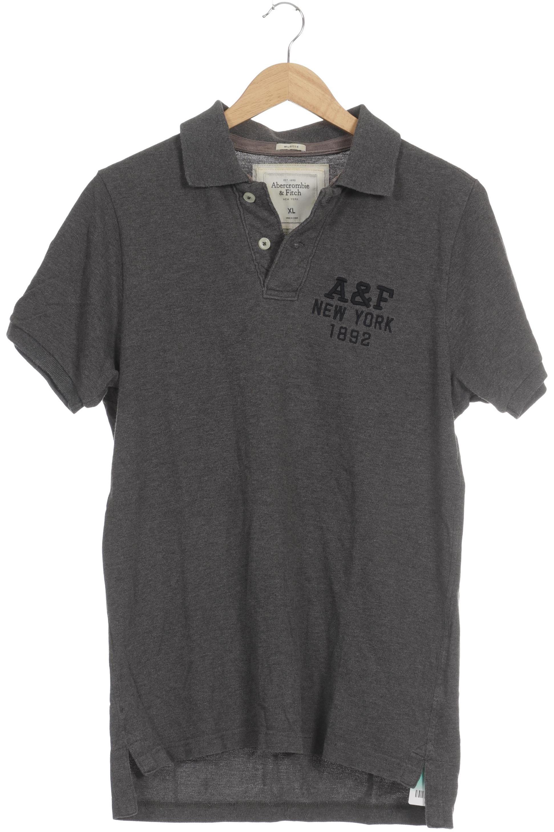 

Abercrombie & Fitch Herren Poloshirt, grau, Gr.