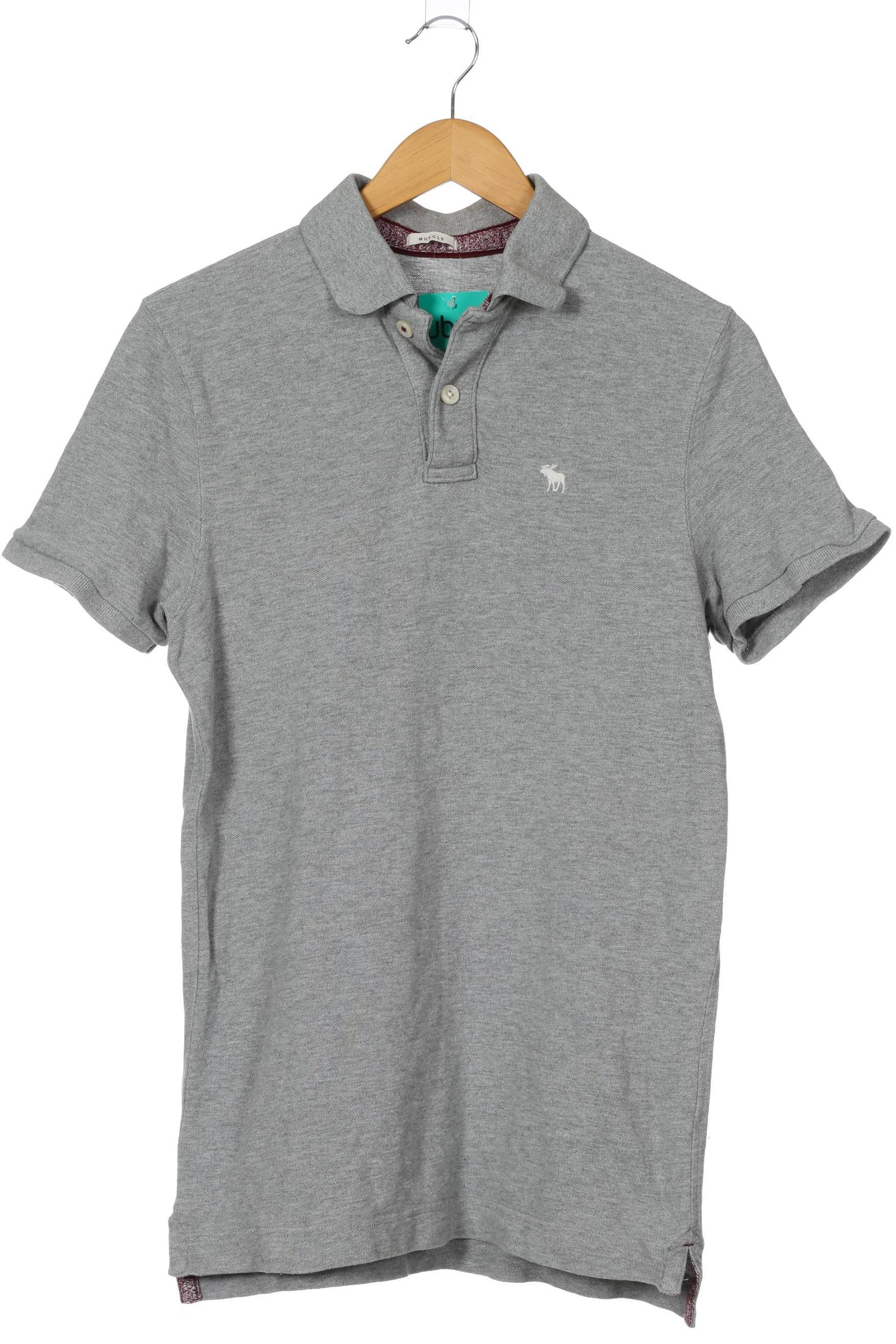 

Abercrombie & Fitch Herren Poloshirt, grau, Gr.