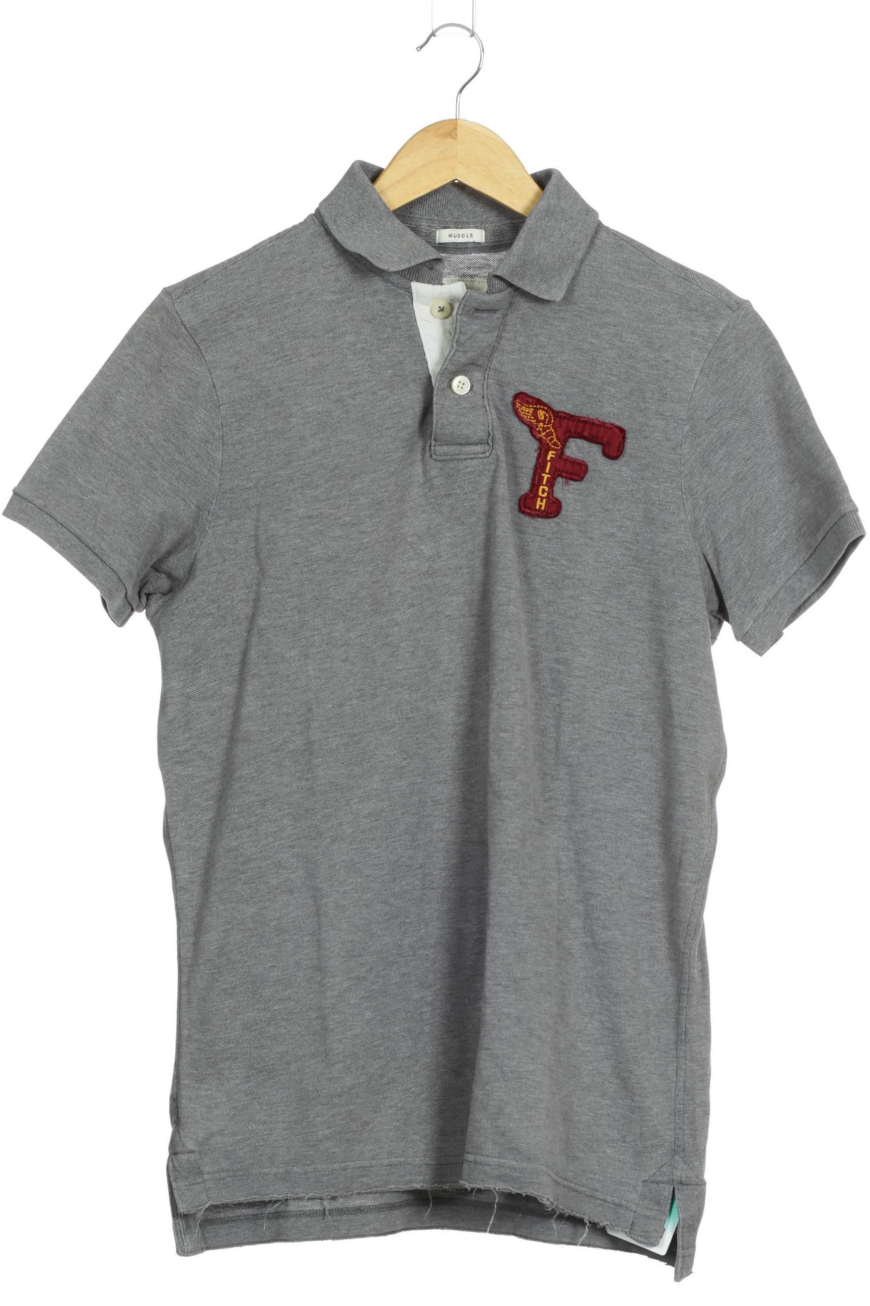 

Abercrombie & Fitch Herren Poloshirt, grau, Gr.