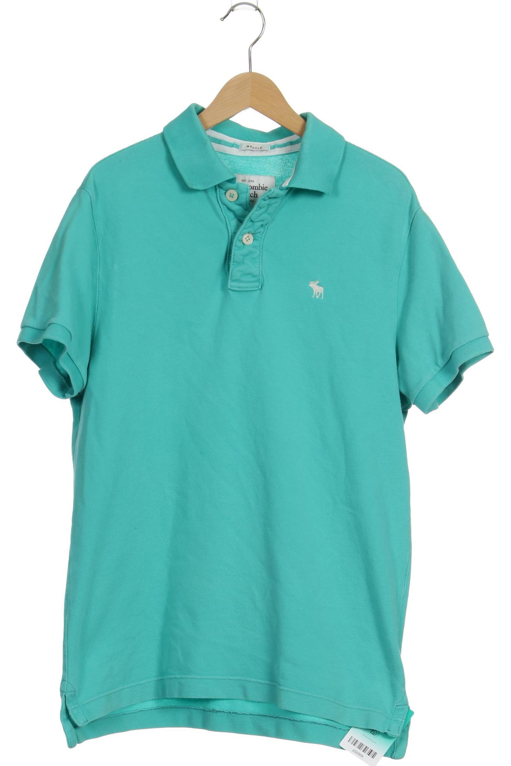 

Abercrombie & Fitch Herren Poloshirt, türkis, Gr.