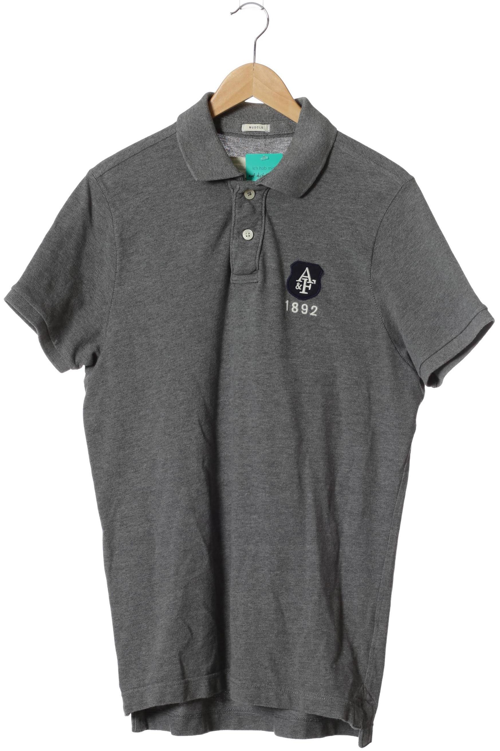 

Abercrombie & Fitch Herren Poloshirt, grau, Gr.