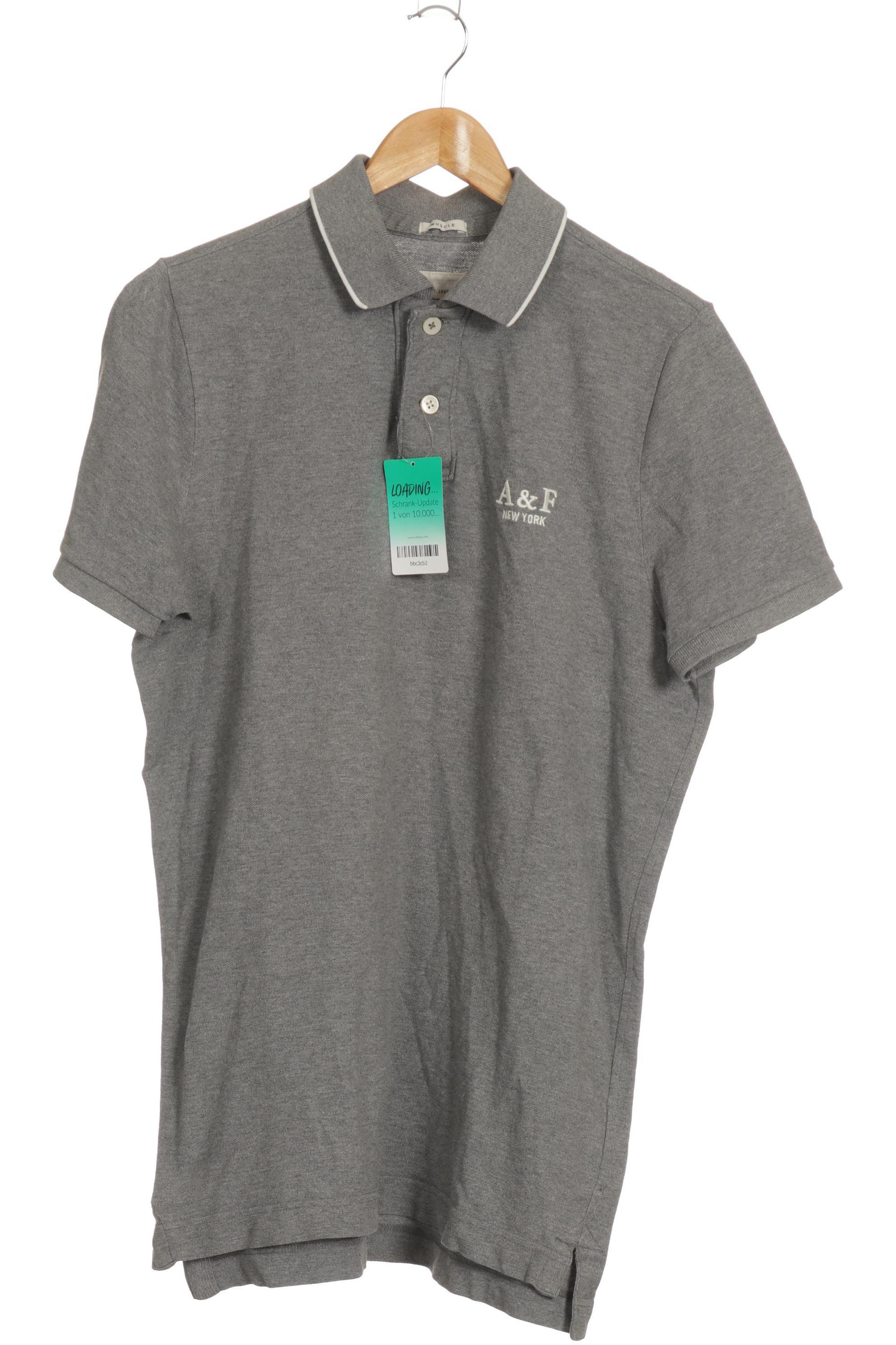 

Abercrombie & Fitch Herren Poloshirt, grau, Gr.