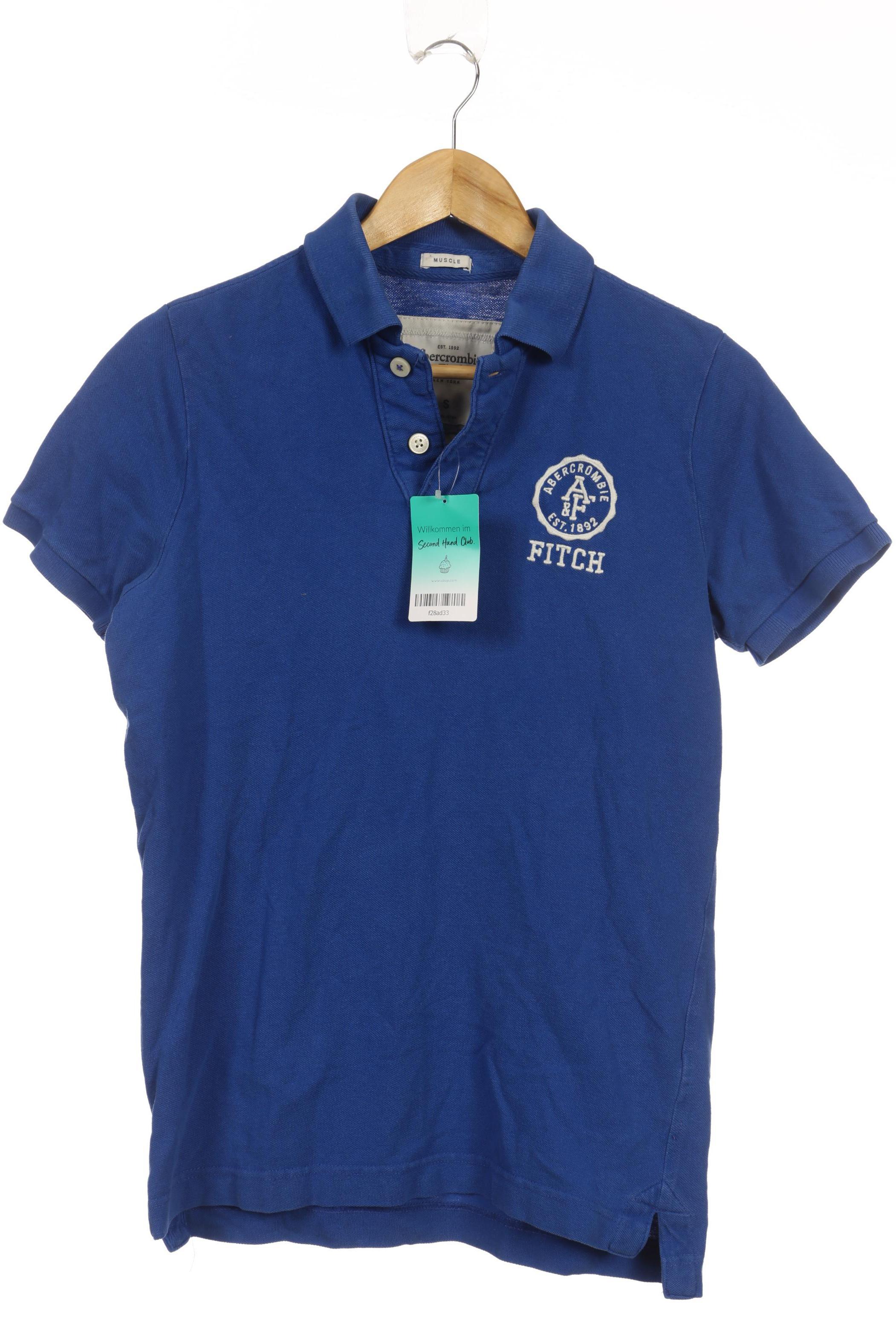 

Abercrombie & Fitch Herren Poloshirt, blau, Gr.