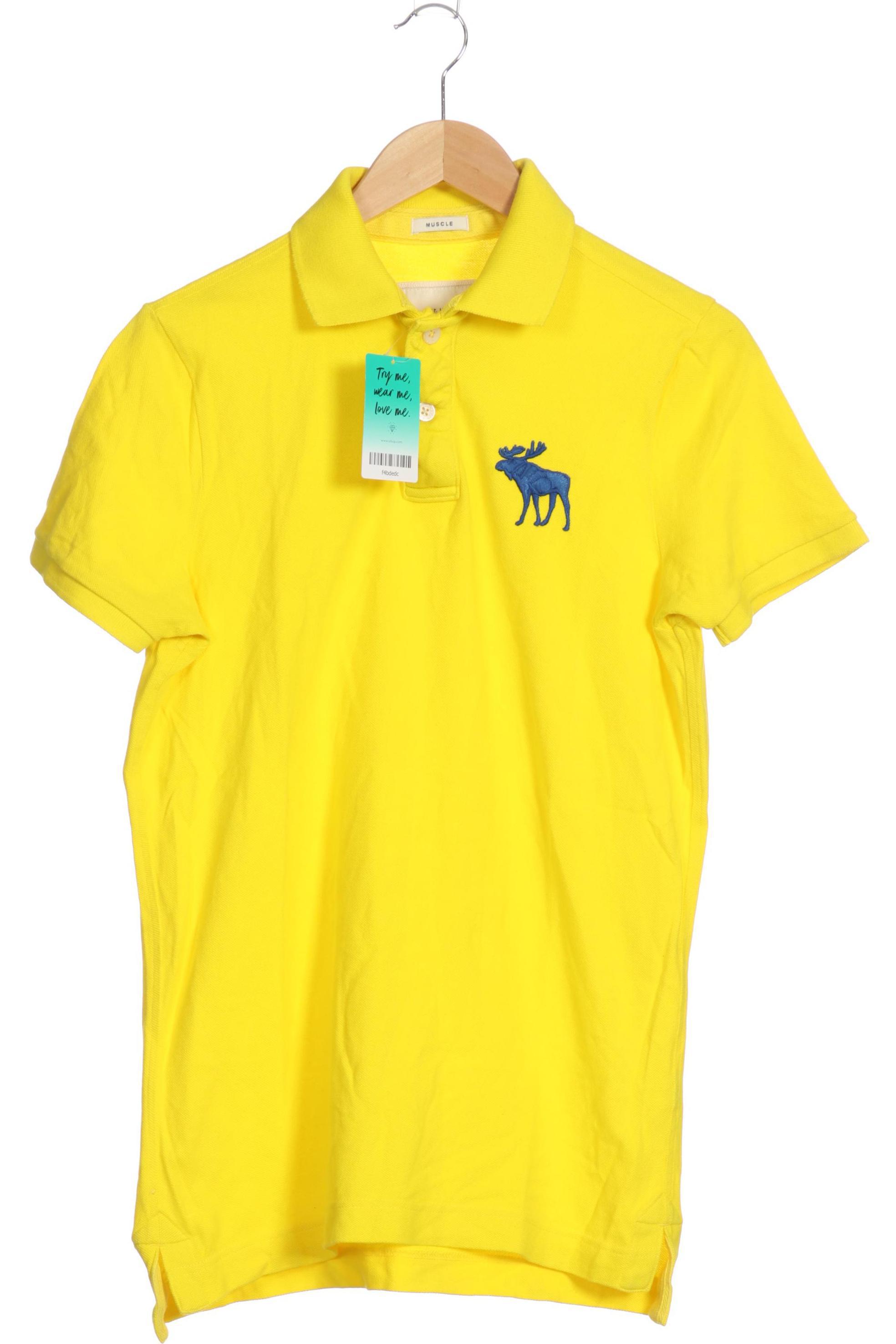 

Abercrombie & Fitch Herren Poloshirt, gelb, Gr.