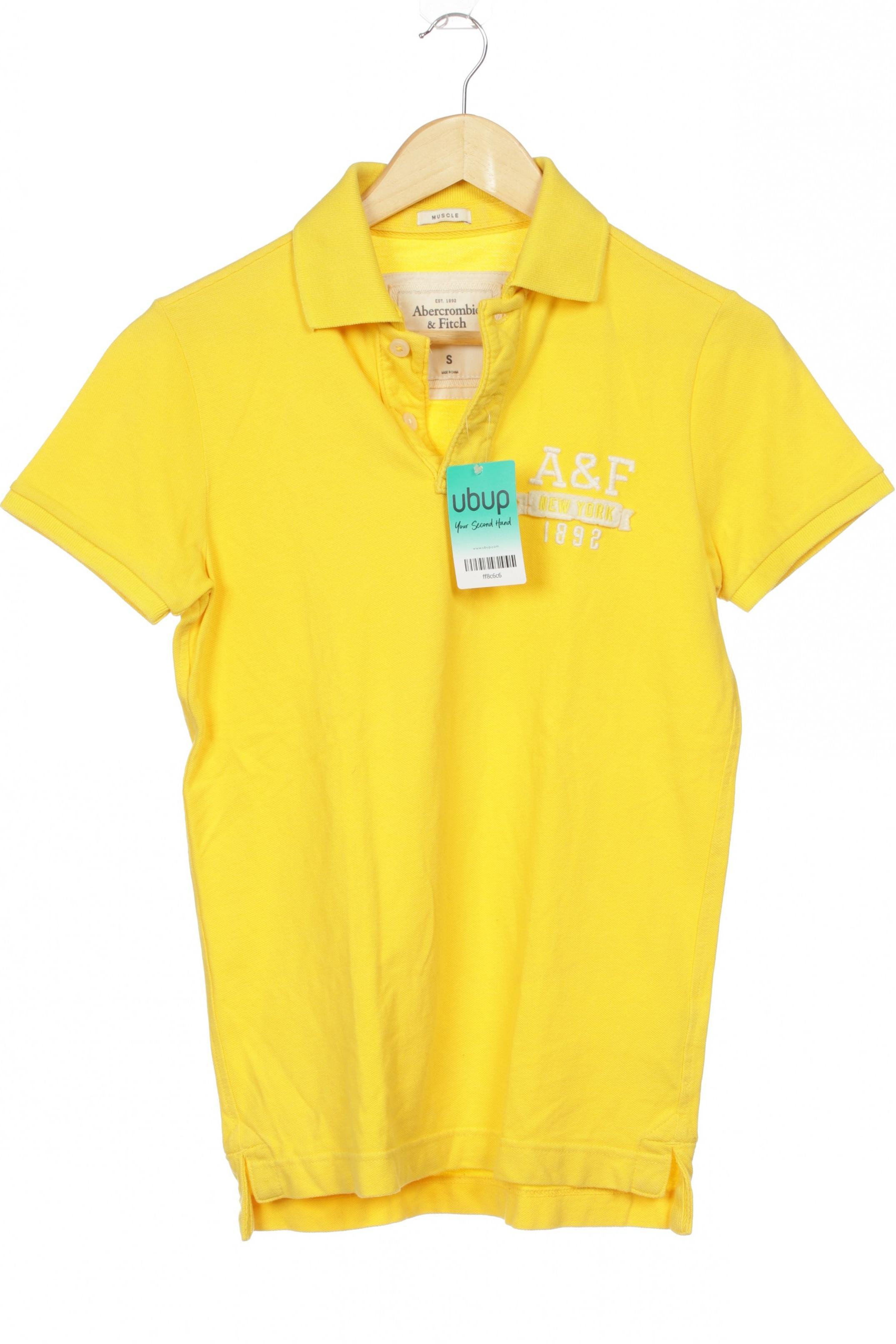 

Abercrombie & Fitch Herren Poloshirt, gelb, Gr.