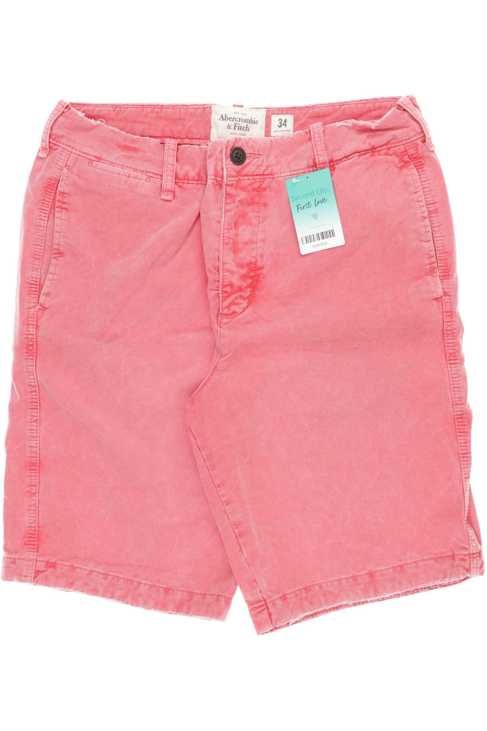 

Abercrombie & Fitch Herren Shorts, rot, Gr. 34
