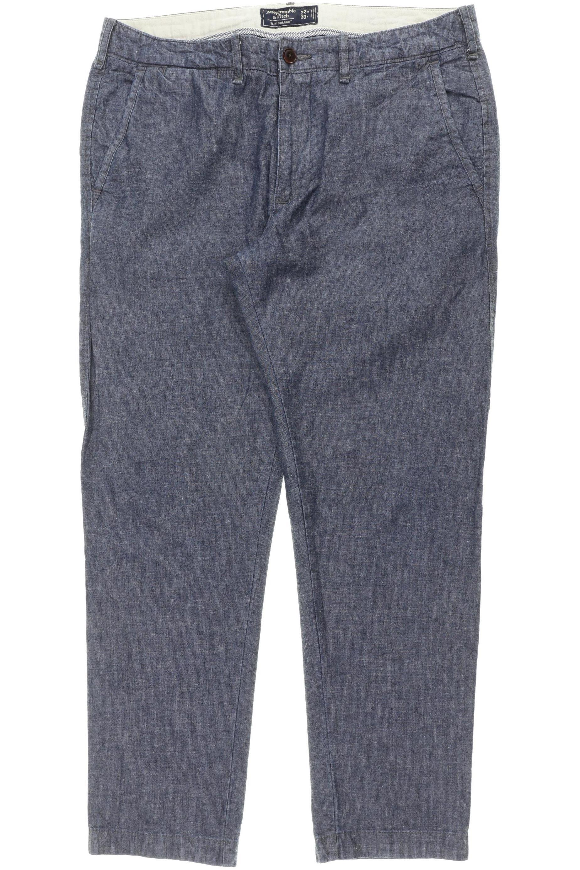 

Abercrombie & Fitch Herren Stoffhose, blau, Gr. 32