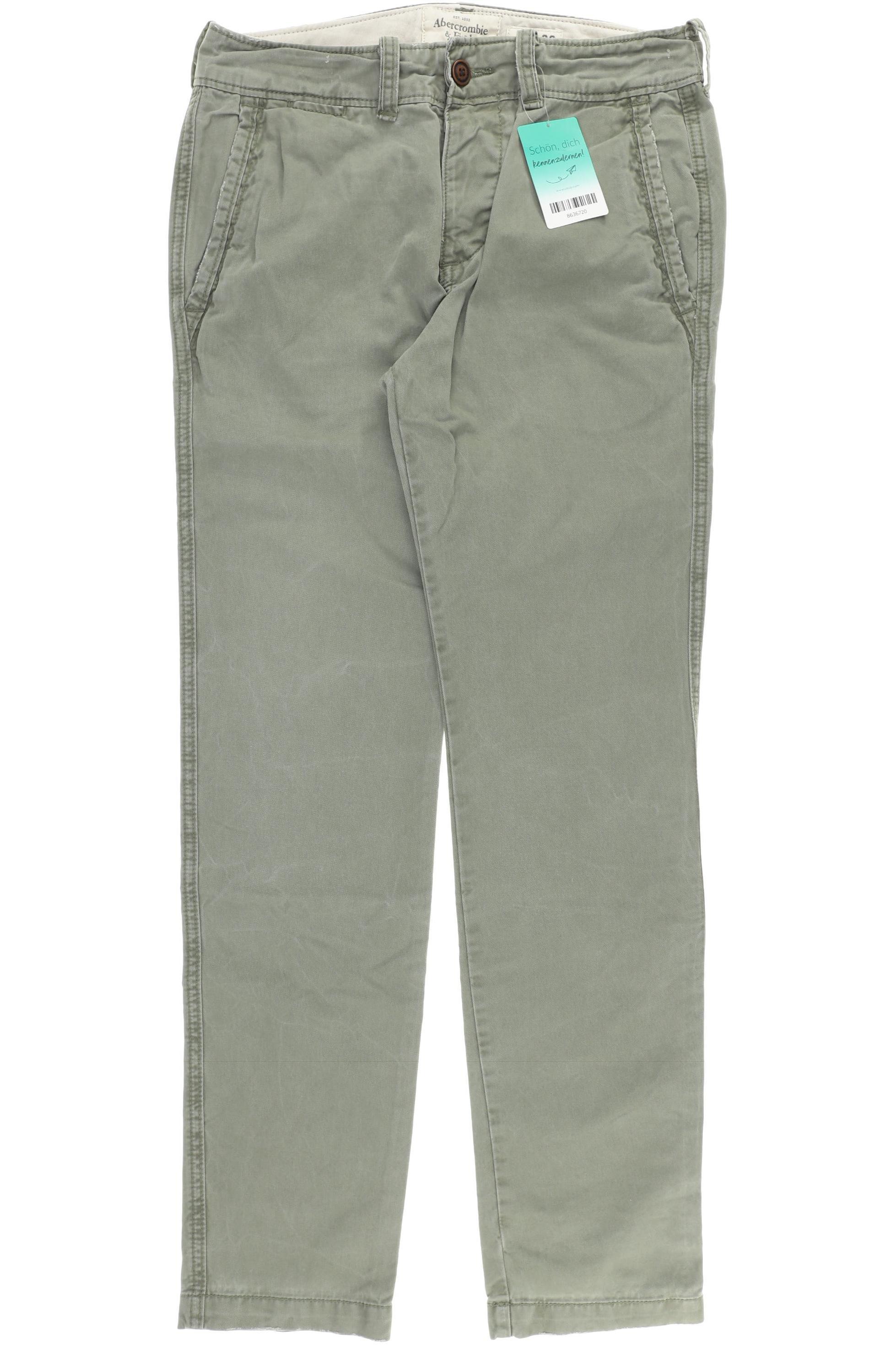 

Abercrombie & Fitch Herren Stoffhose, grün, Gr. 30