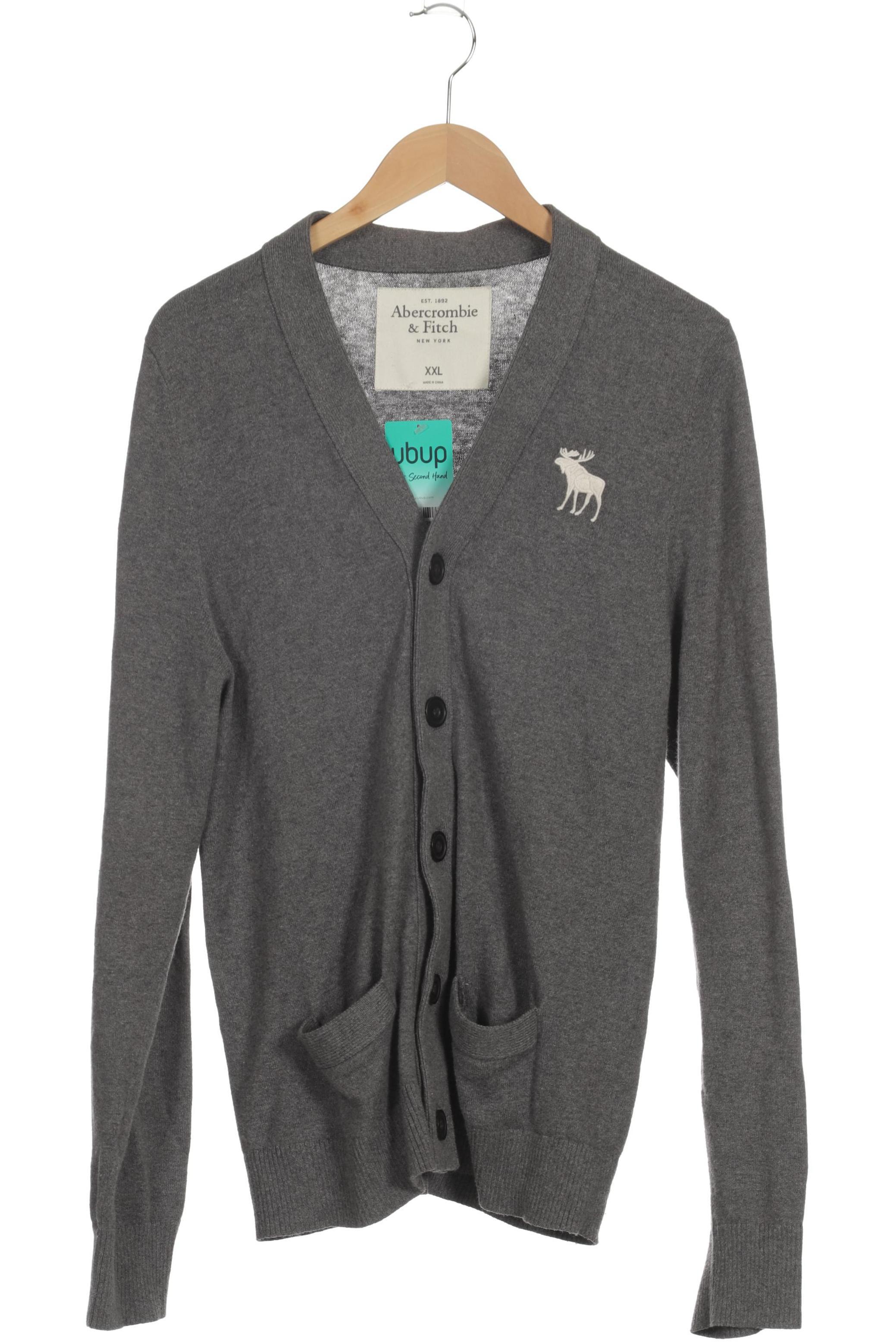

Abercrombie & Fitch Herren Strickjacke, grau, Gr.
