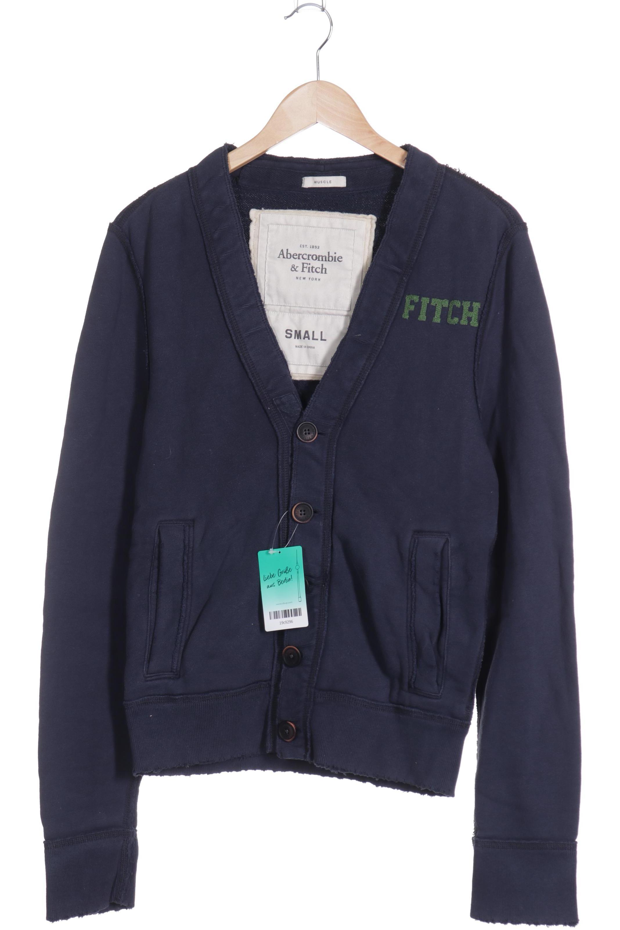

Abercrombie & Fitch Herren Strickjacke, blau, Gr.