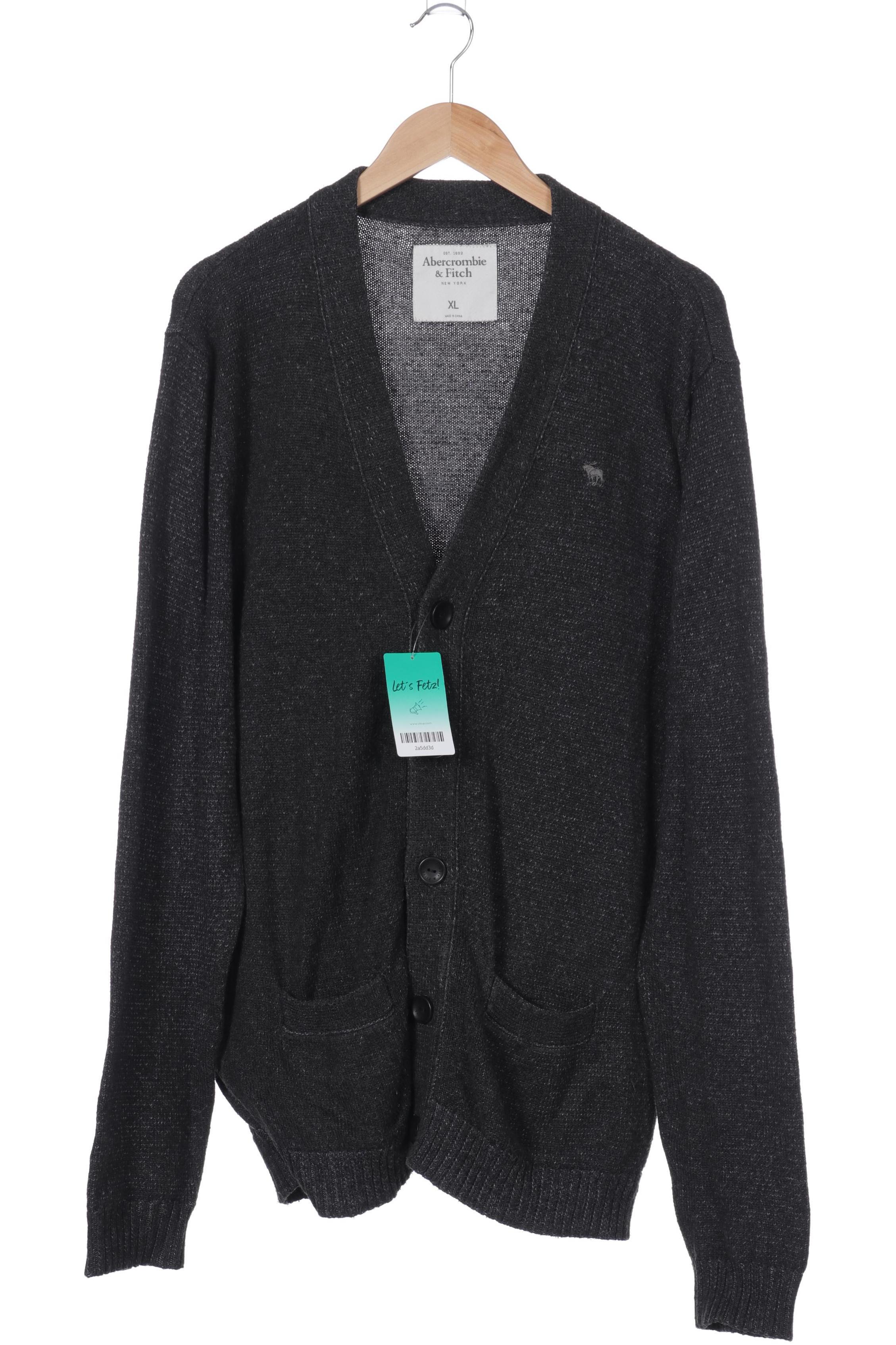 

Abercrombie & Fitch Herren Strickjacke, grau, Gr.