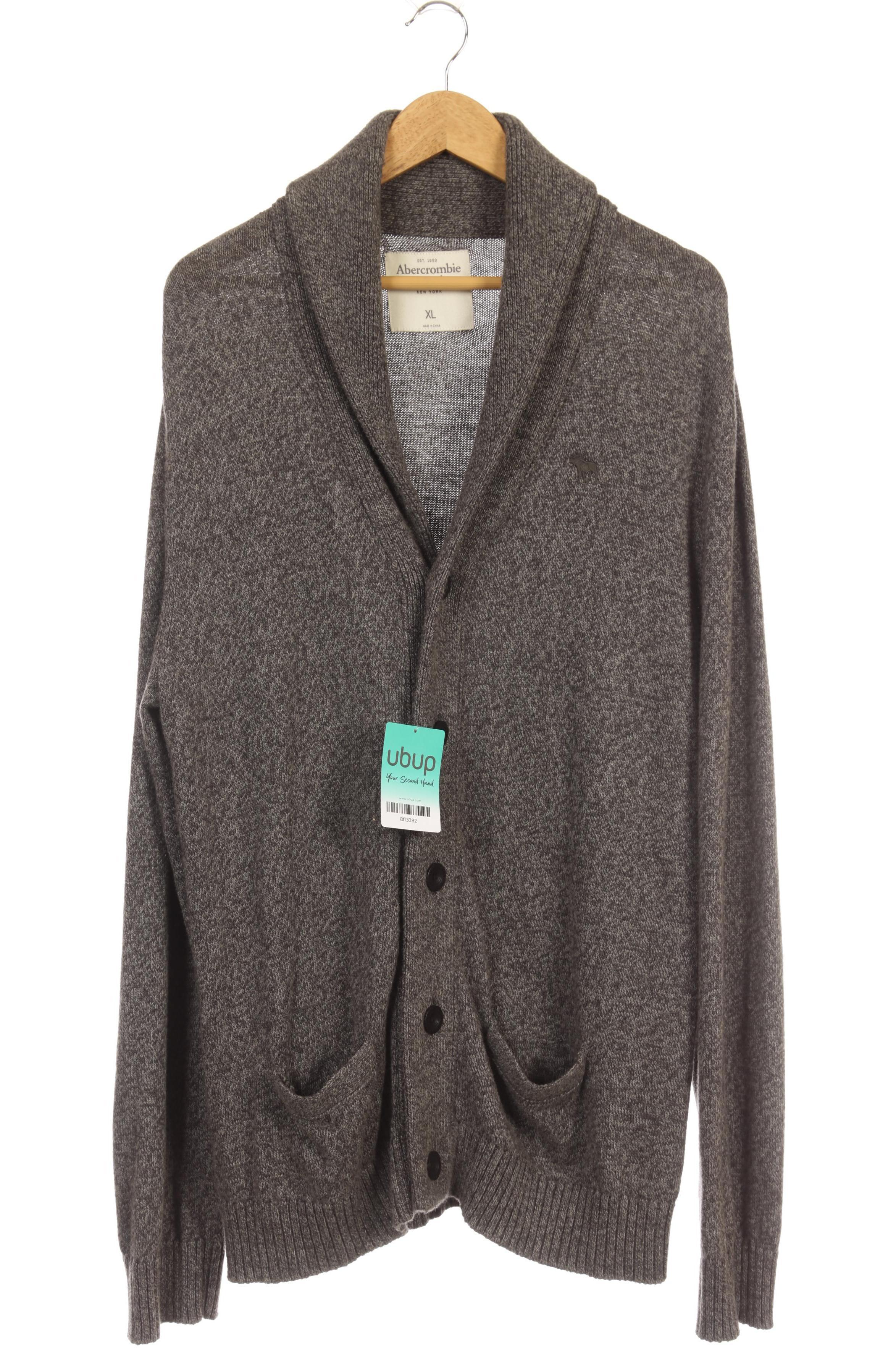 

Abercrombie & Fitch Herren Strickjacke, grau, Gr.