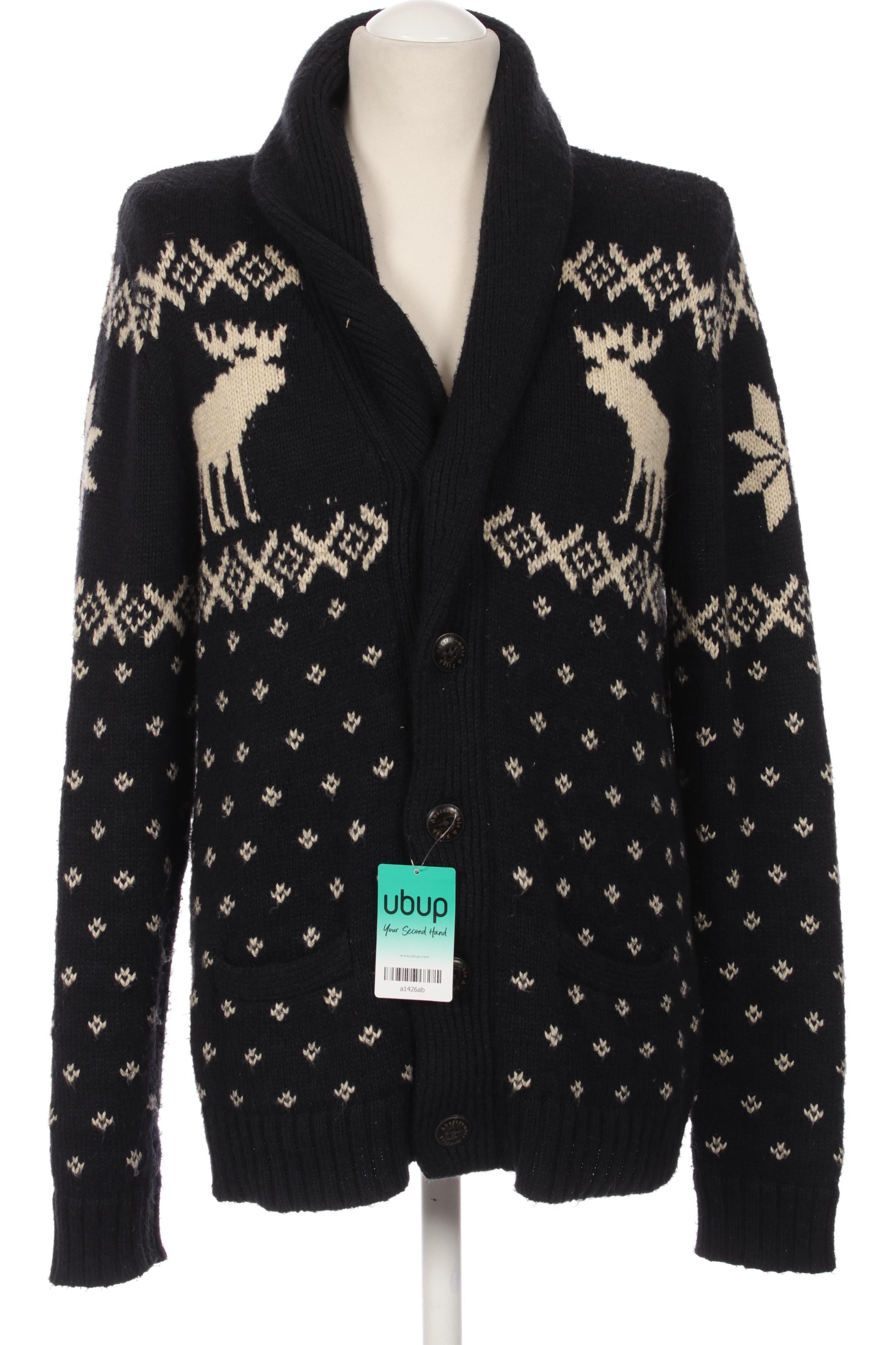 

Abercrombie & Fitch Herren Strickjacke, blau, Gr.