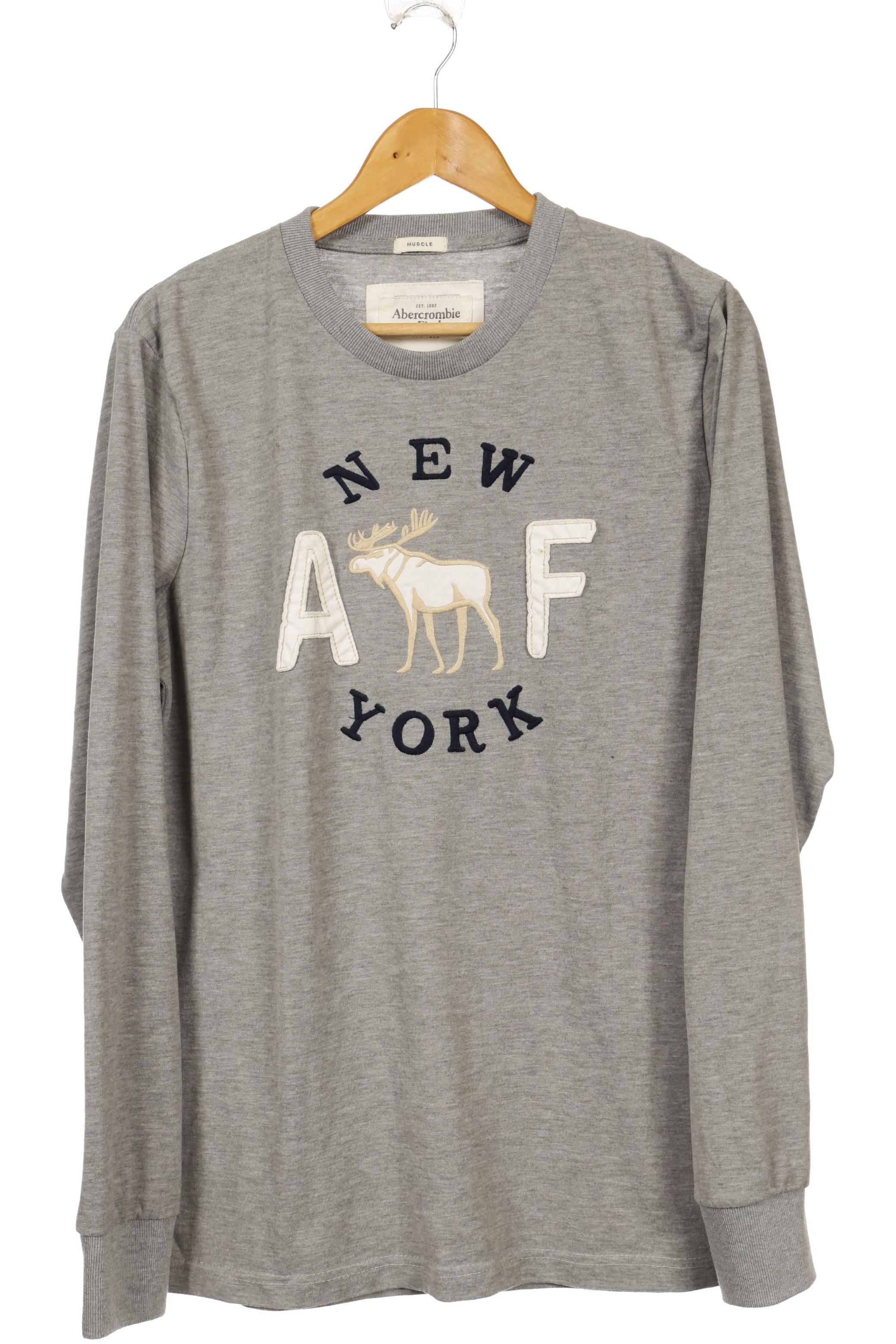 

Abercrombie & Fitch Herren Sweatshirt, grau, Gr.