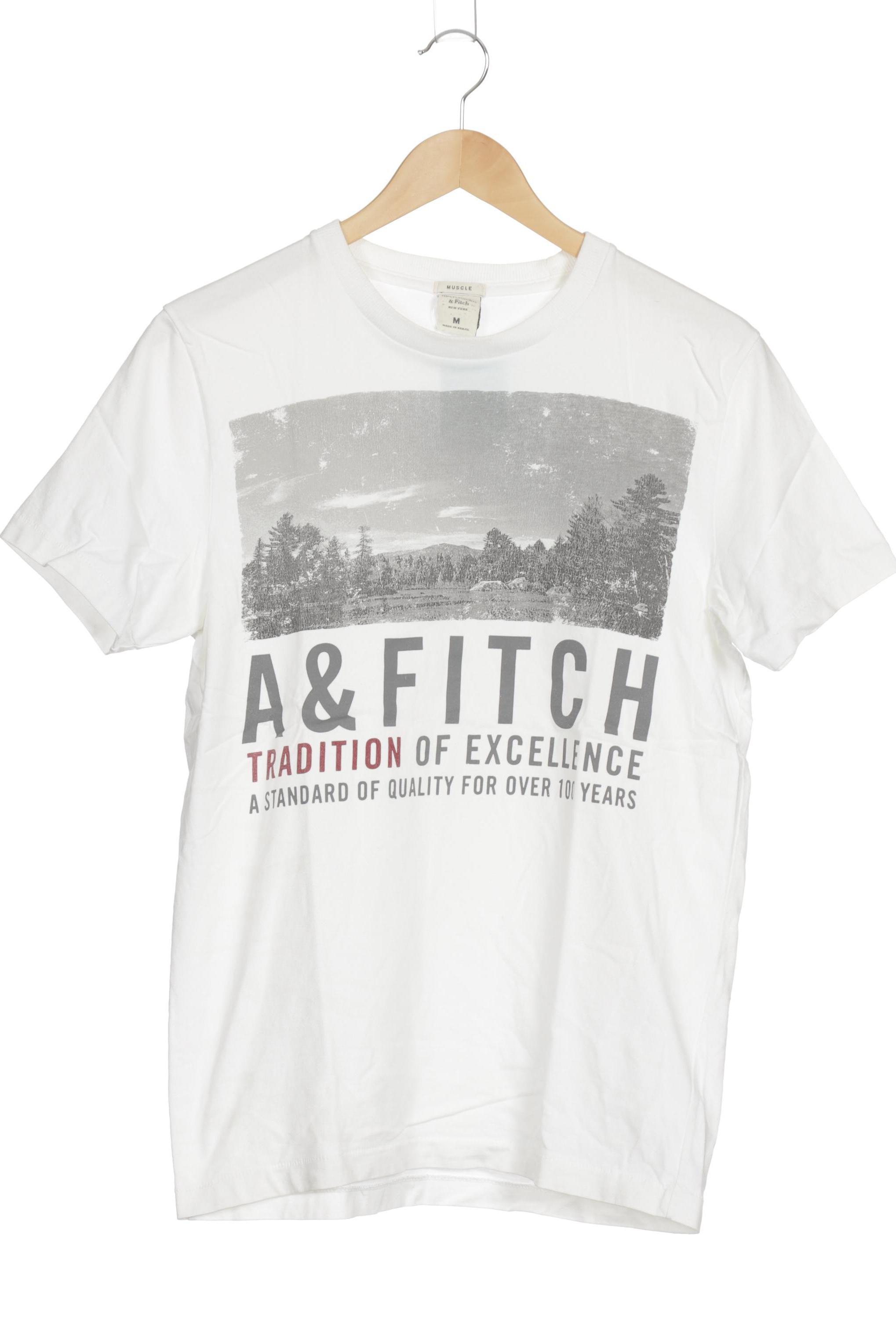 Thumbnail - Abercrombie &amp; Fitch Herren T-Shirt, weiß, Gr.