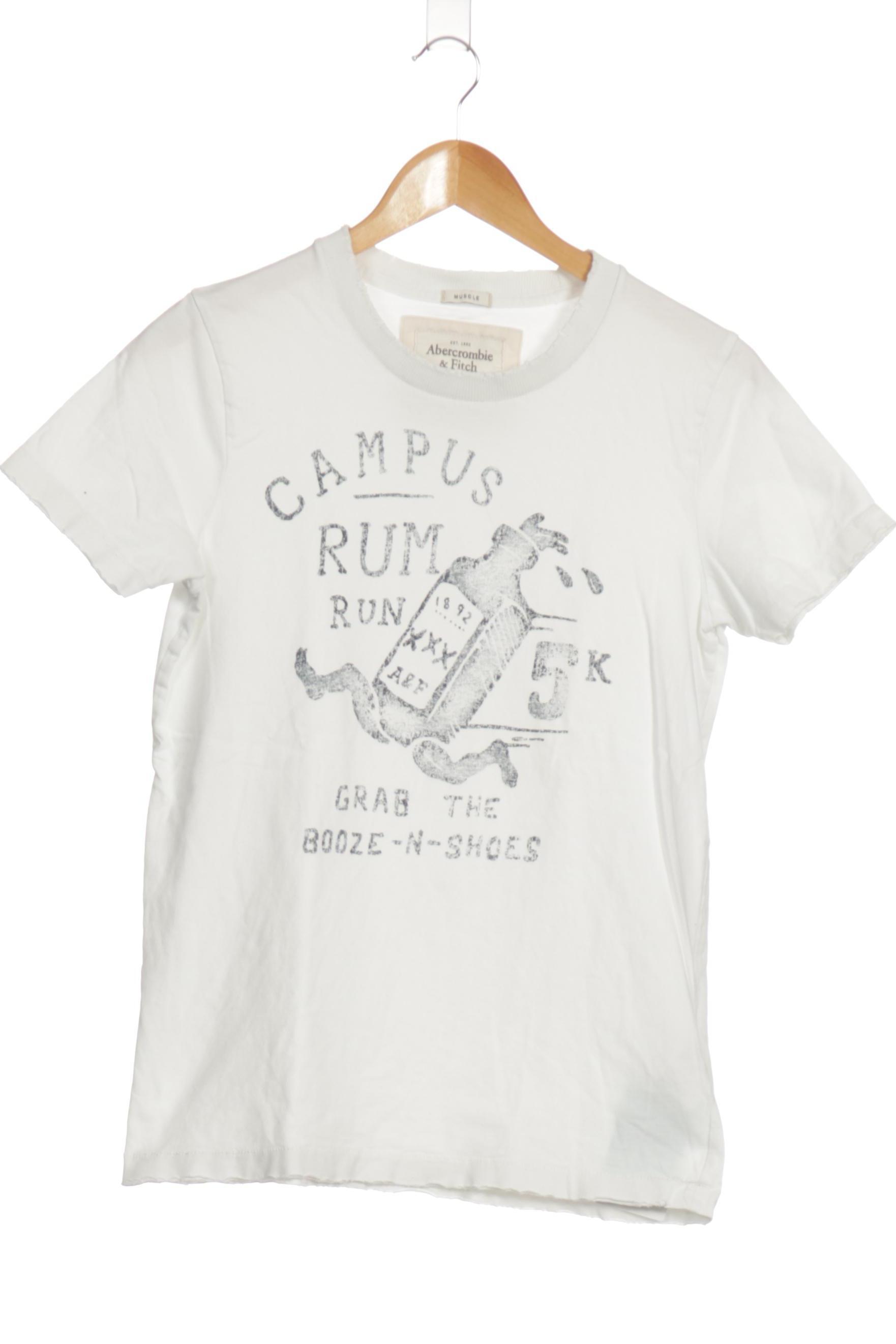 Thumbnail - Abercrombie &amp; Fitch Herren T-Shirt, weiß, Gr.