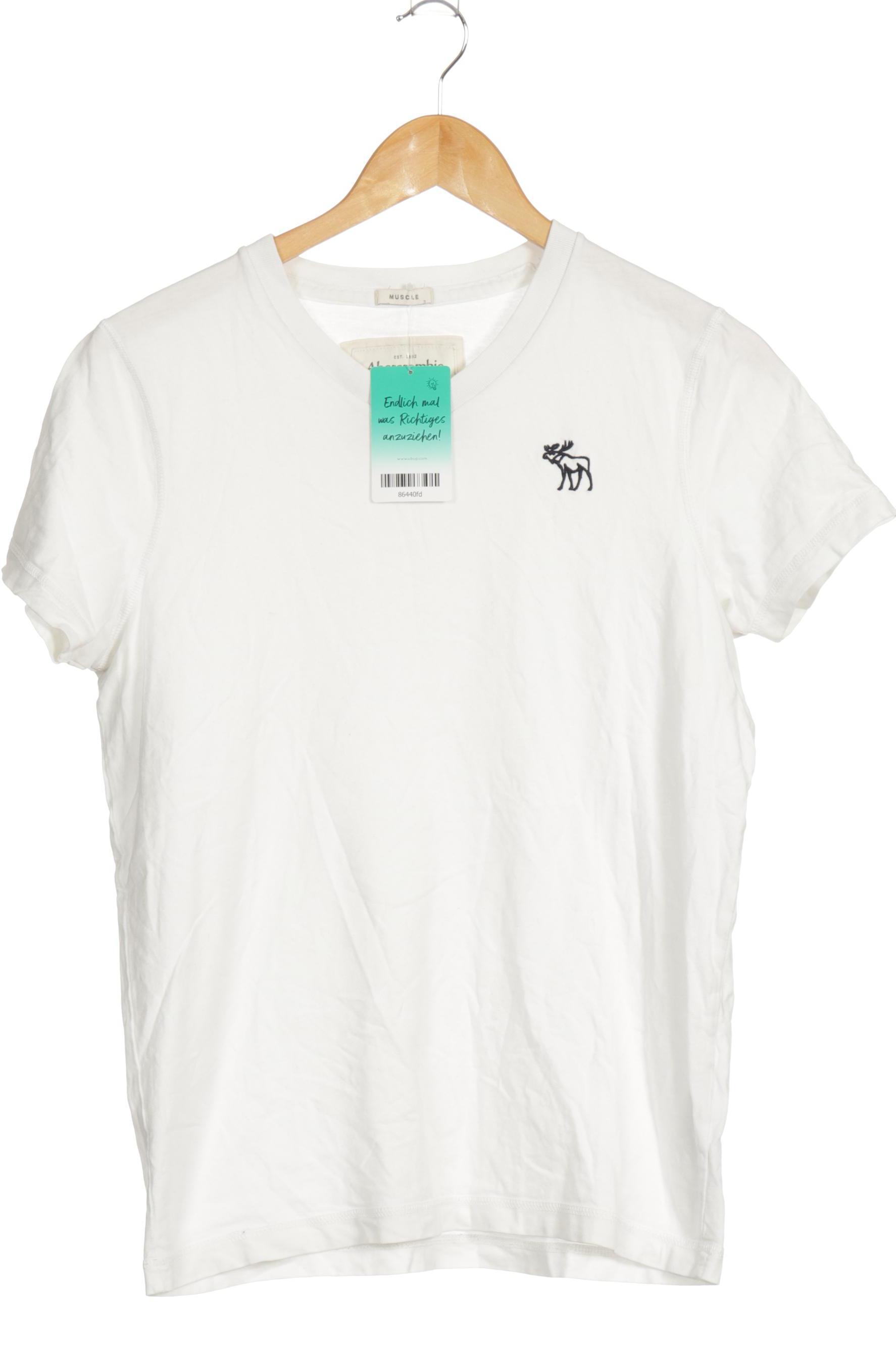 

Abercrombie & Fitch Herren T-Shirt, weiß, Gr.