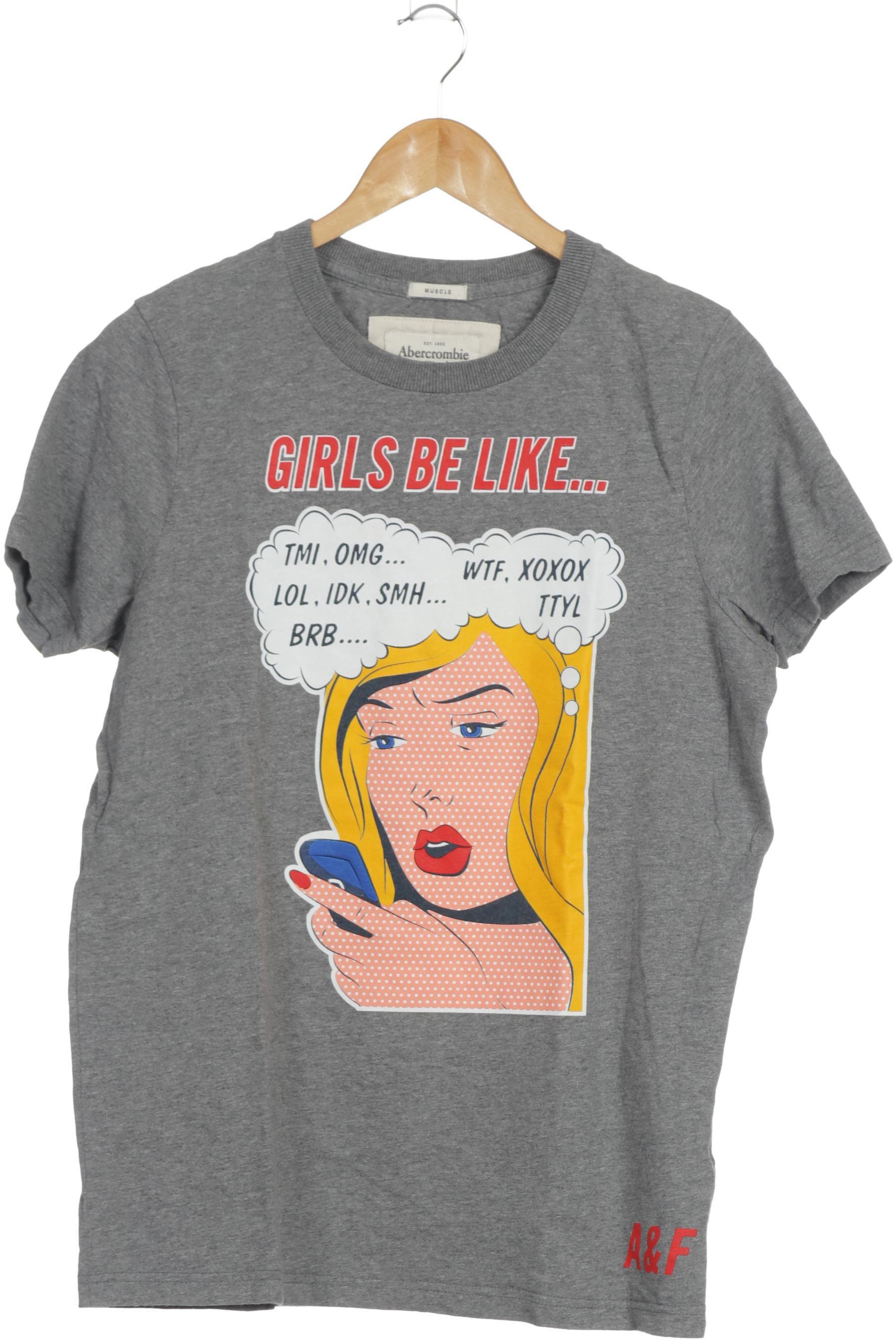 

Abercrombie & Fitch Herren T-Shirt, grau, Gr.