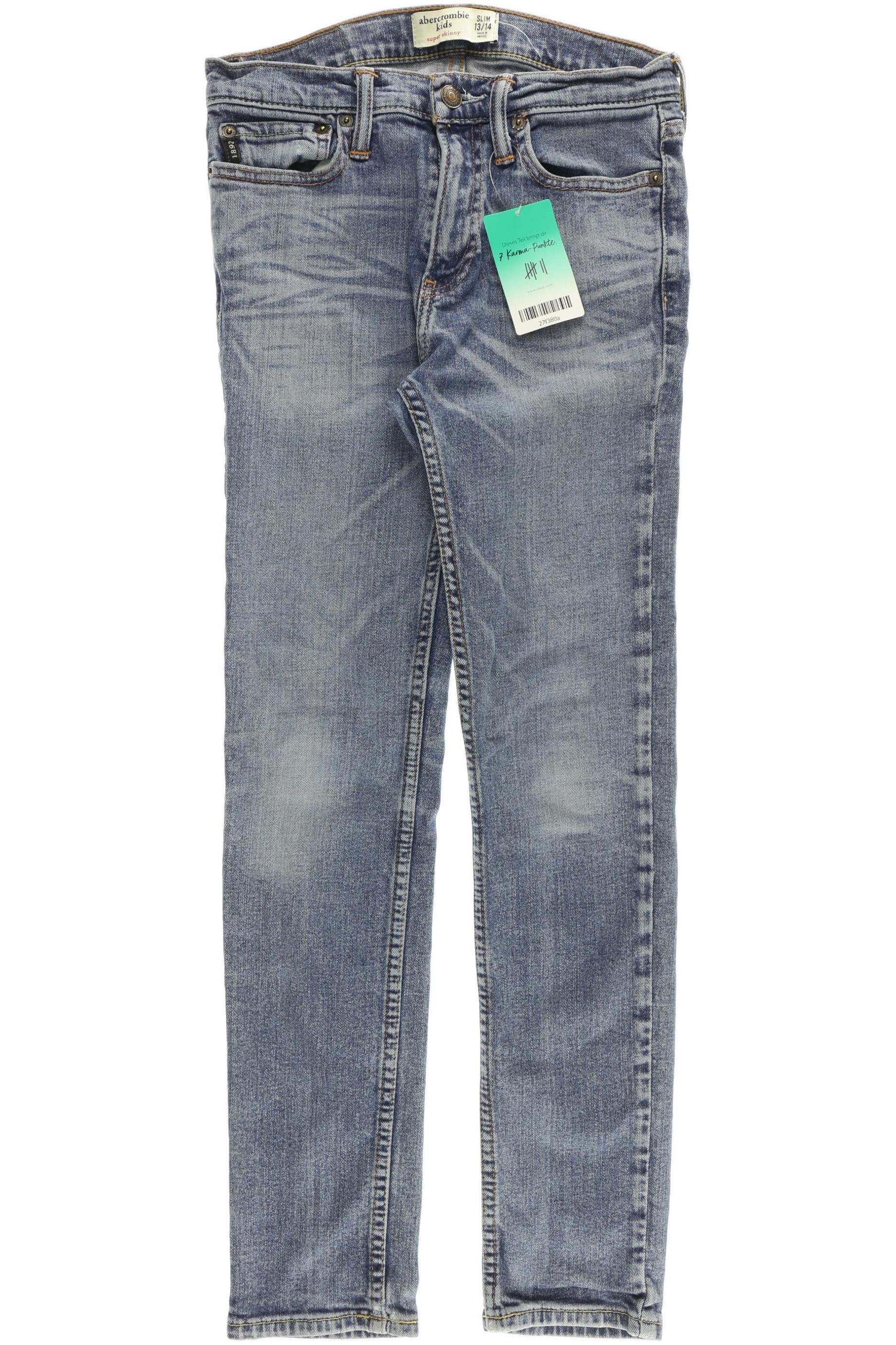 

Abercrombie & Fitch Jungen Jeans, blau, Gr. 158