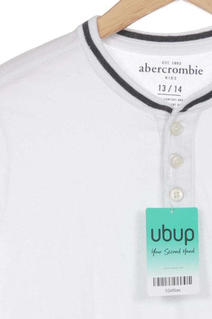 Thumbnail - Abercrombie &amp; Fitch Jungen Langarmshirt, weiß, Gr. 158