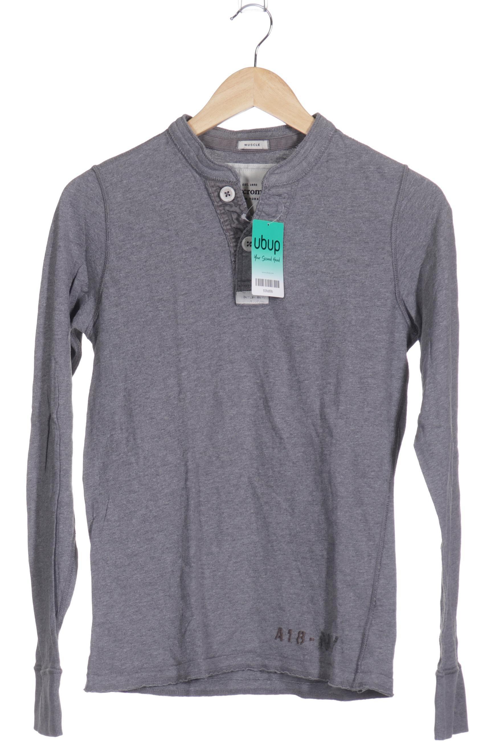 

Abercrombie & Fitch Damen Langarmshirt, grau, Gr.