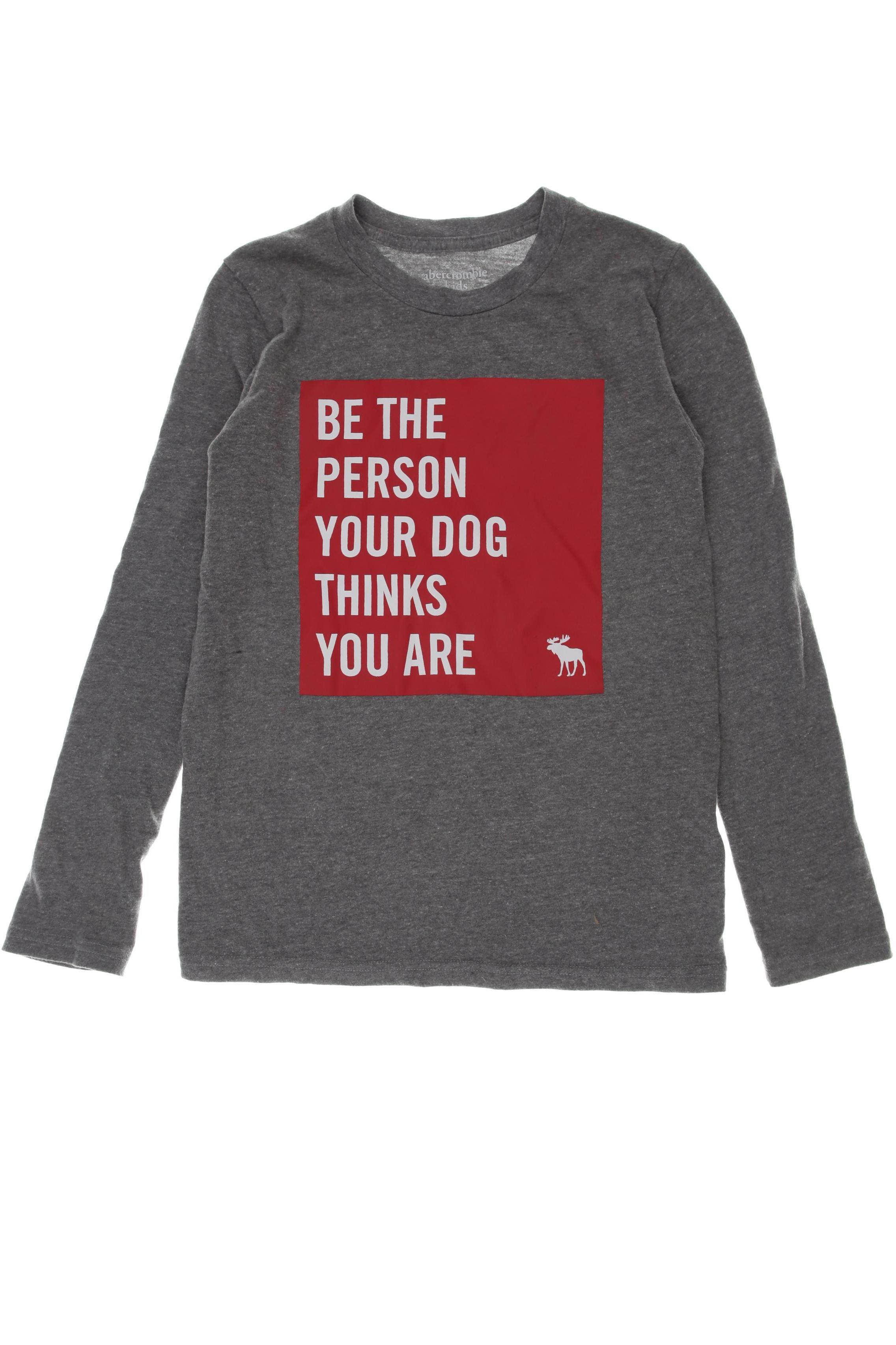 

Abercrombie & Fitch Jungen Langarmshirt, grau, Gr. 146