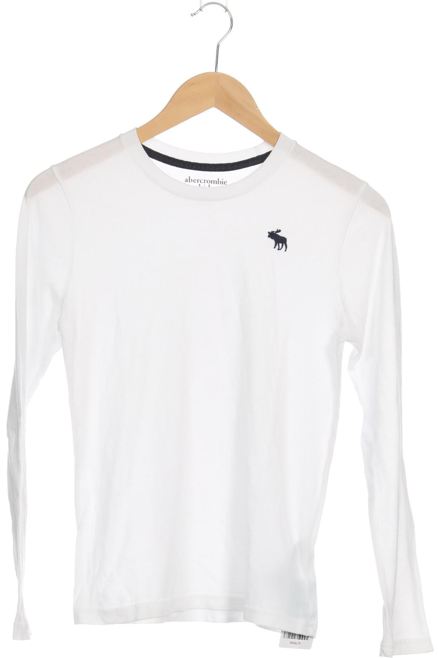 

Abercrombie & Fitch Jungen Langarmshirt, weiß, Gr. 146