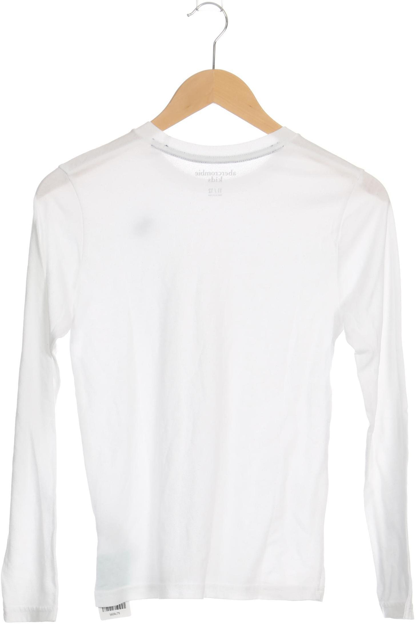 Thumbnail - Abercrombie &amp; Fitch Jungen Langarmshirt, weiß, Gr. 146