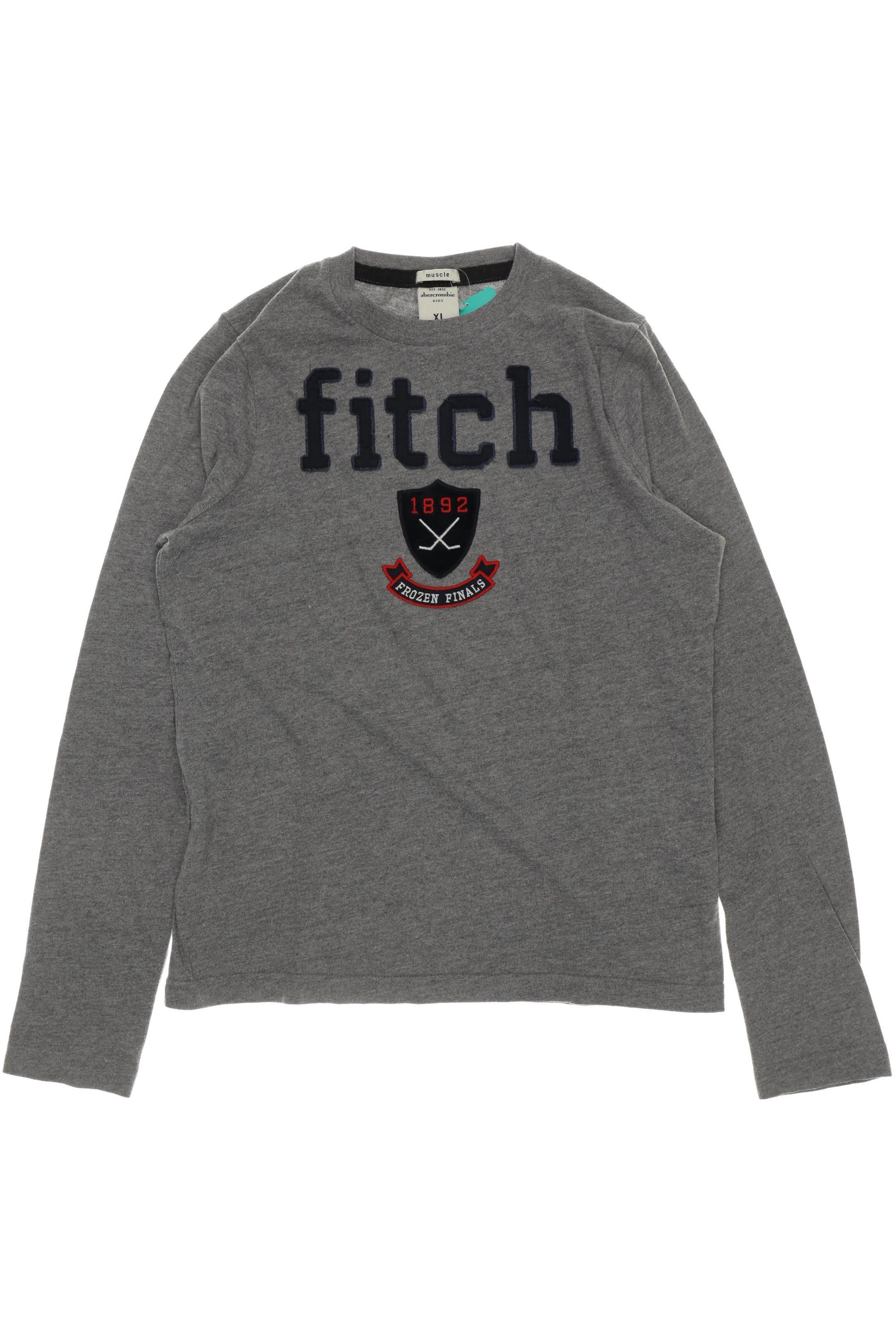 

Abercrombie & Fitch Jungen Langarmshirt, grau, Gr. 176