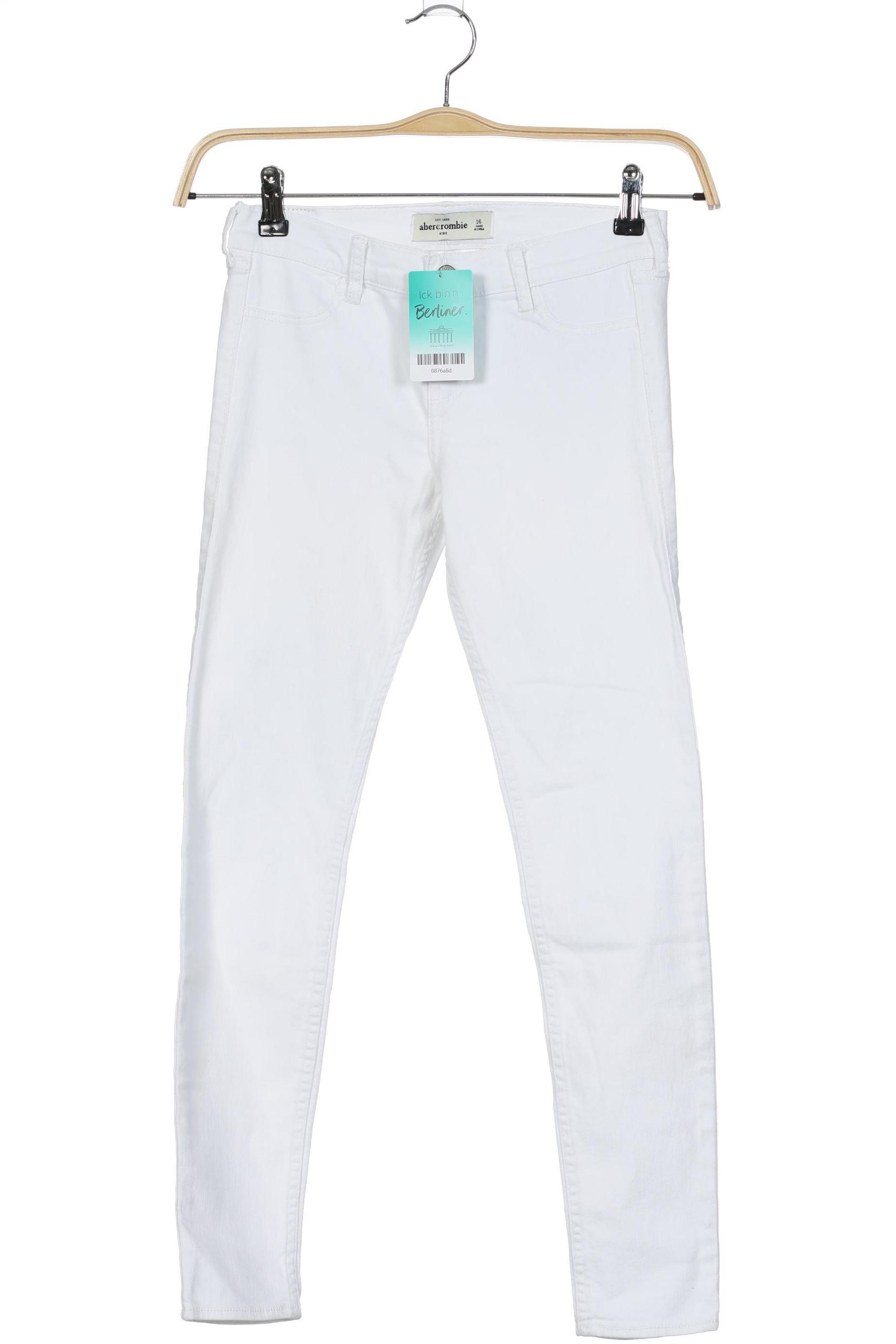 

Abercrombie & Fitch Mädchen Jeans, weiß, Gr. 176