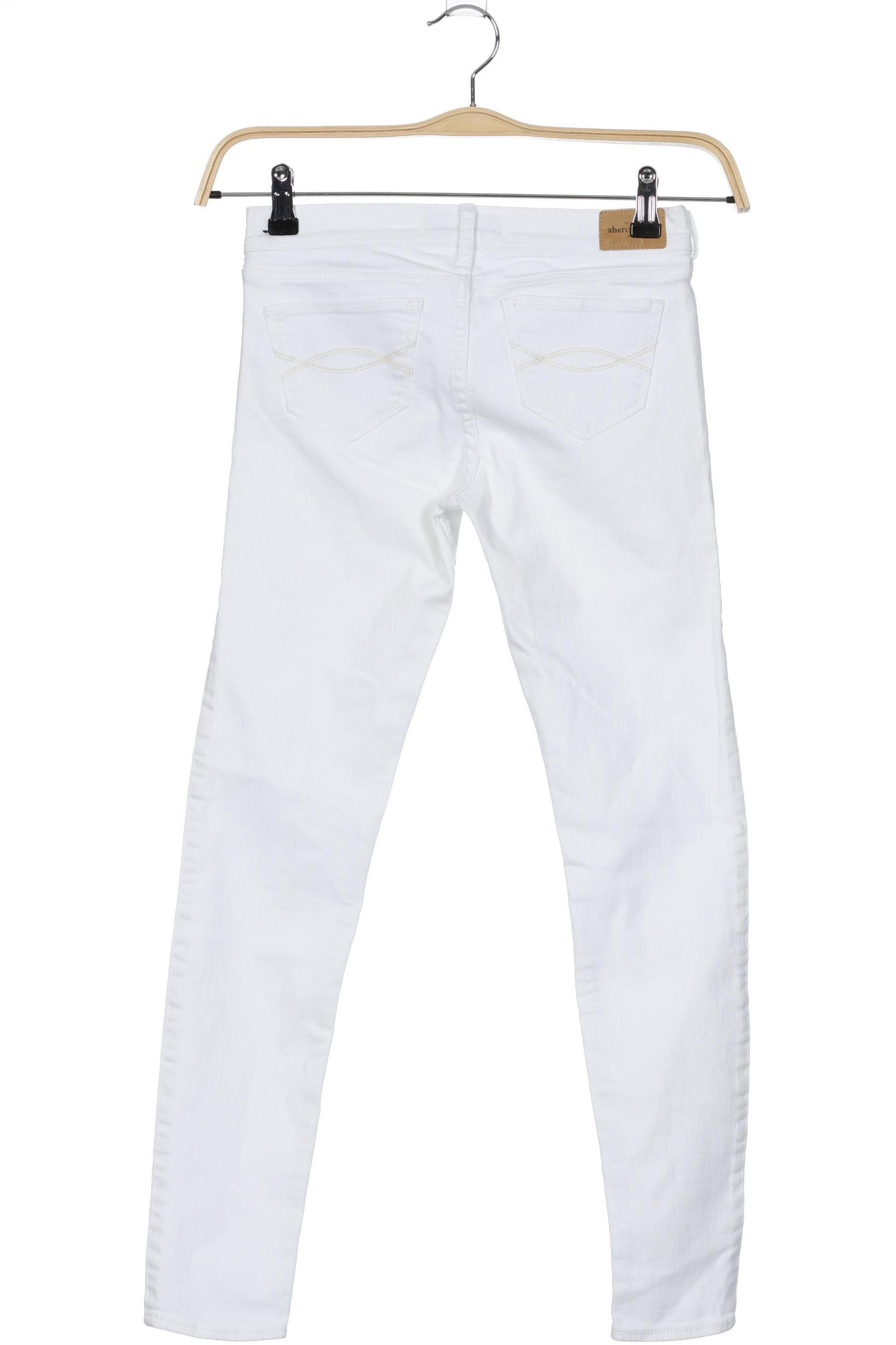Thumbnail - Abercrombie &amp; Fitch Mädchen Jeans, weiß, Gr. 176