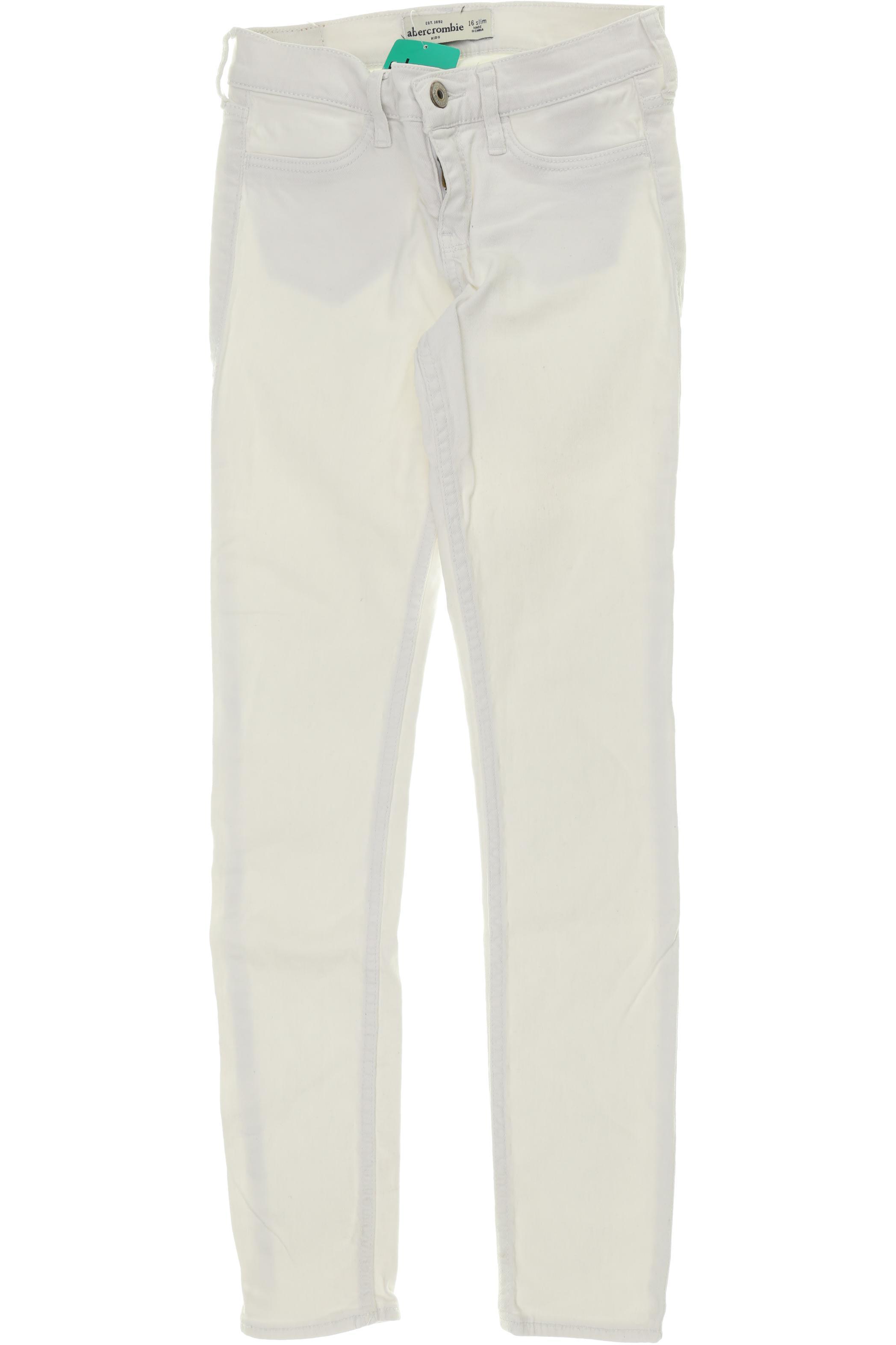 

Abercrombie & Fitch Mädchen Jeans, weiß, Gr. 176