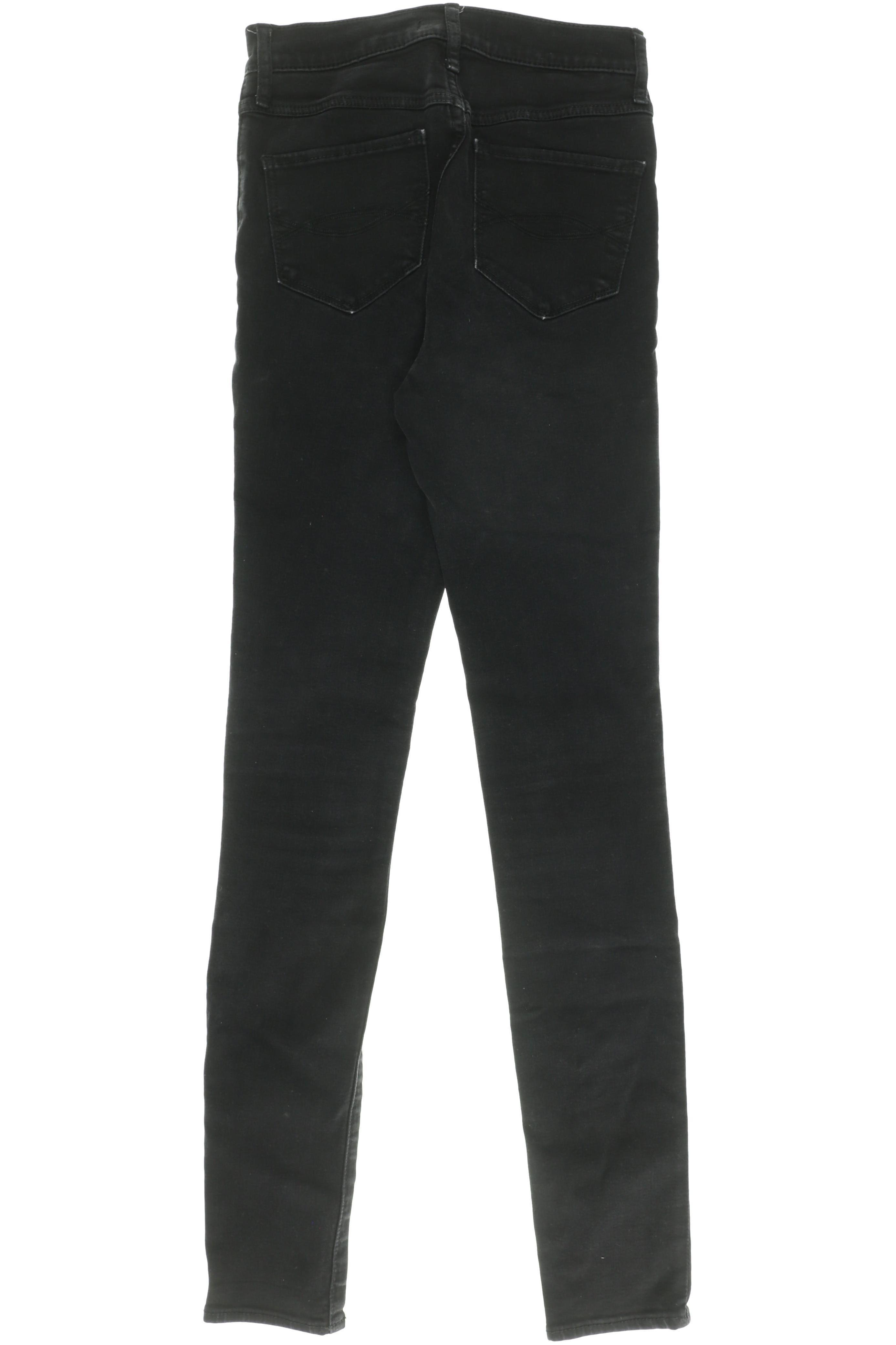 Thumbnail - Abercrombie &amp; Fitch Mädchen Jeans, schwarz, Gr. 176