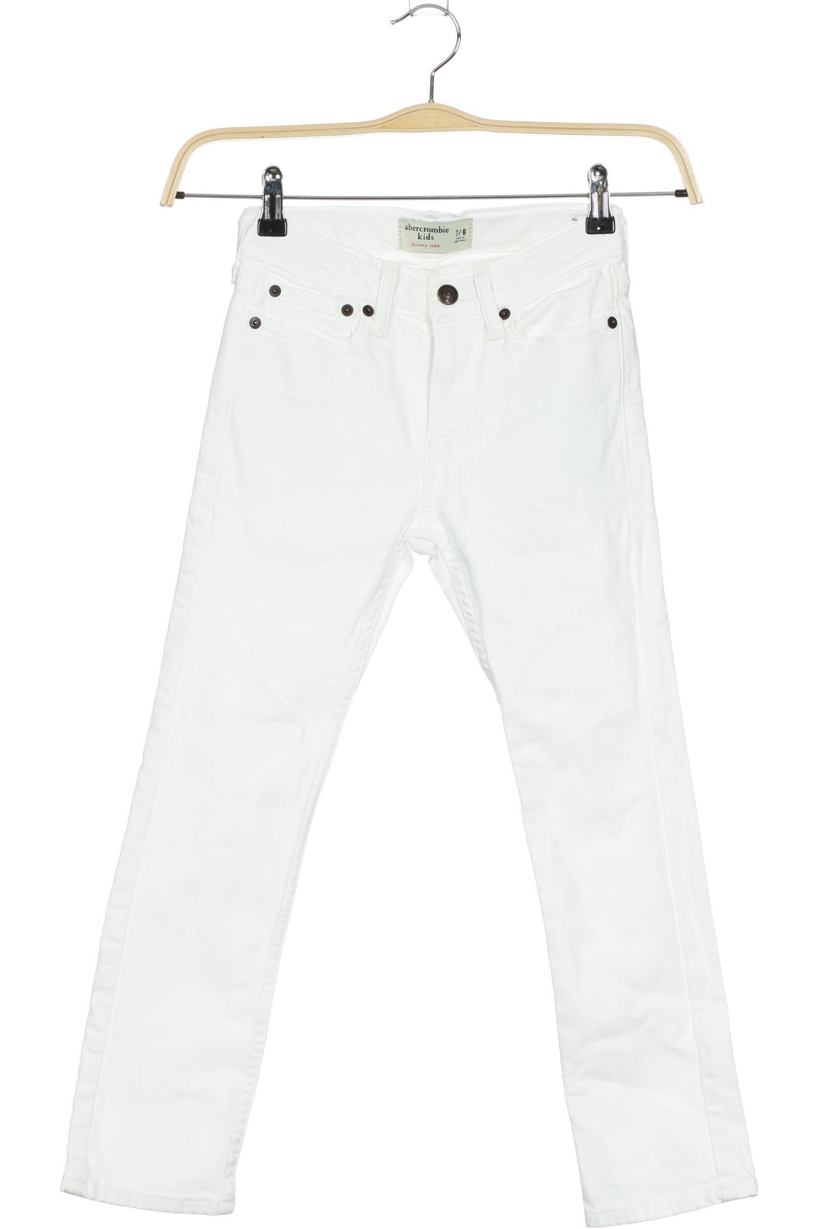 

Abercrombie & Fitch Mädchen Jeans, weiß, Gr. 122