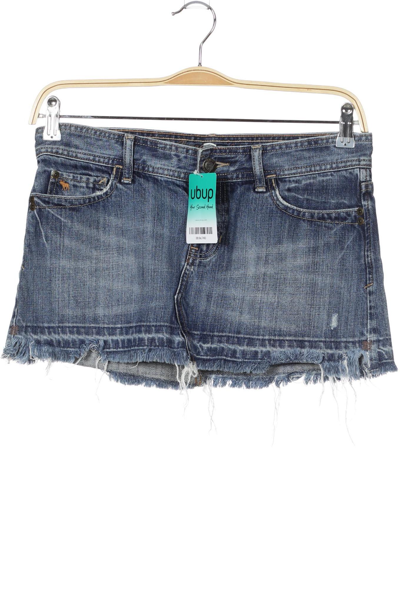 

Abercrombie & Fitch Damen Rock, blau, Gr. 4