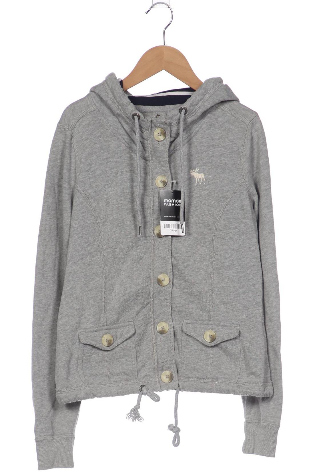 

Abercrombie & Fitch Damen Kapuzenpullover, grau, Gr. 38