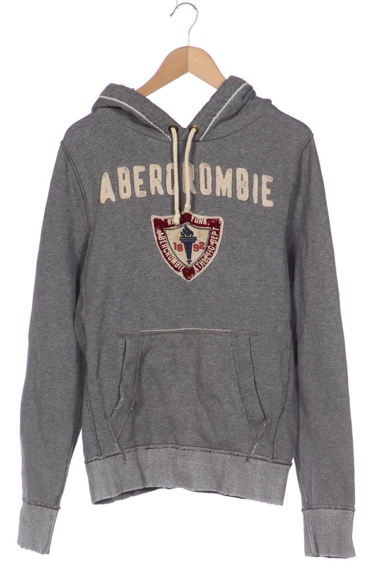 

Abercrombie & Fitch Damen Kapuzenpullover, grau, Gr. 42