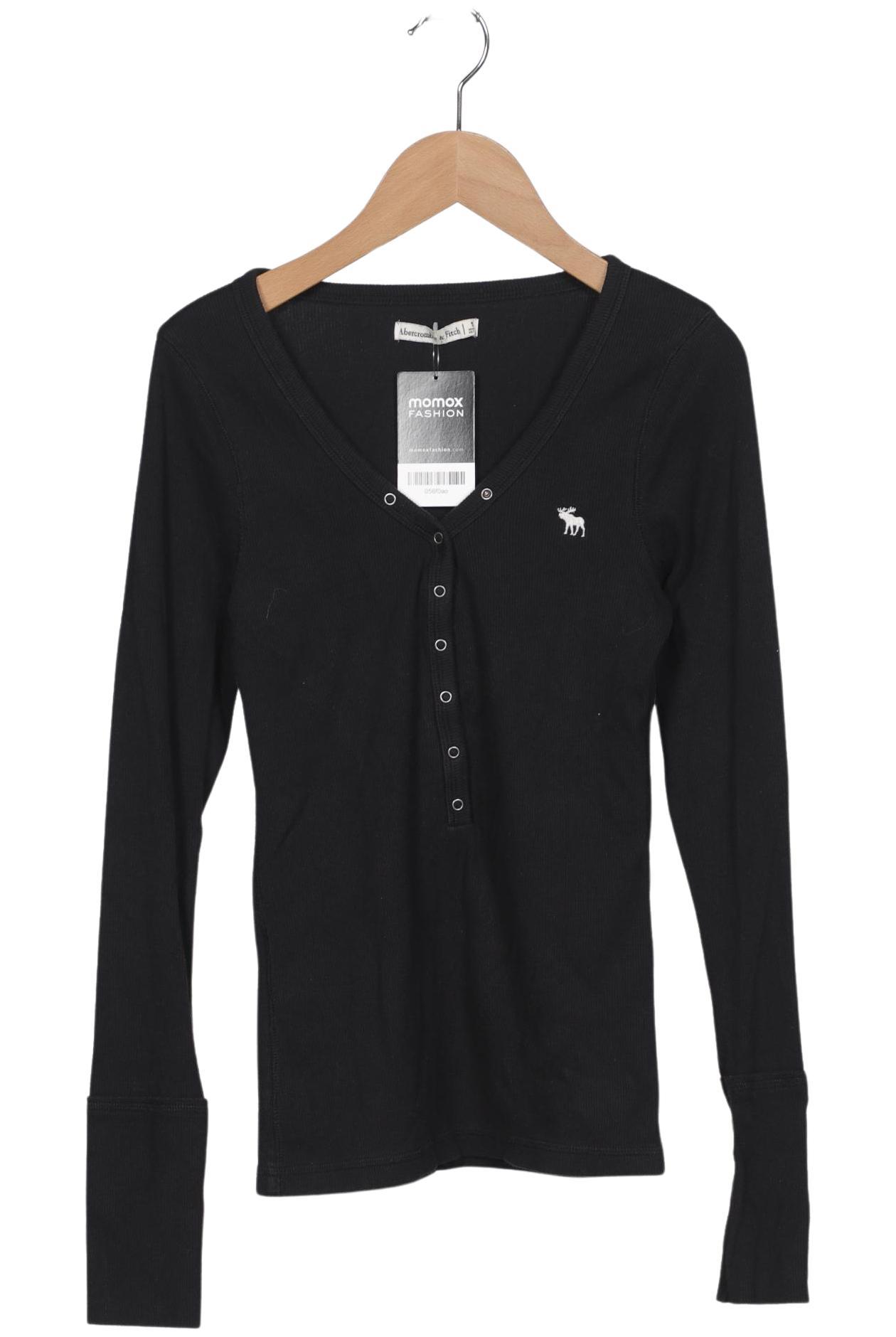 

Abercrombie & Fitch Damen Langarmshirt, schwarz, Gr. 36