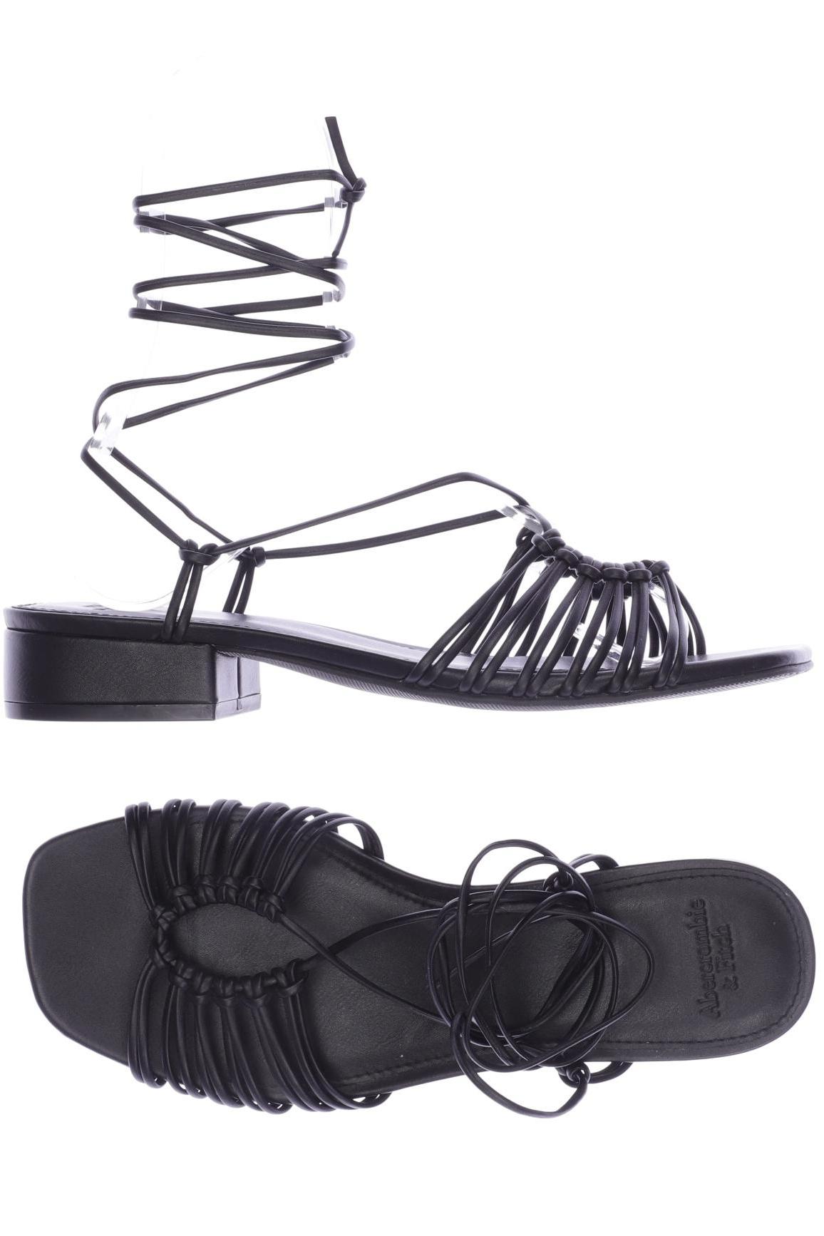 

Abercrombie & Fitch Damen Sandale, schwarz